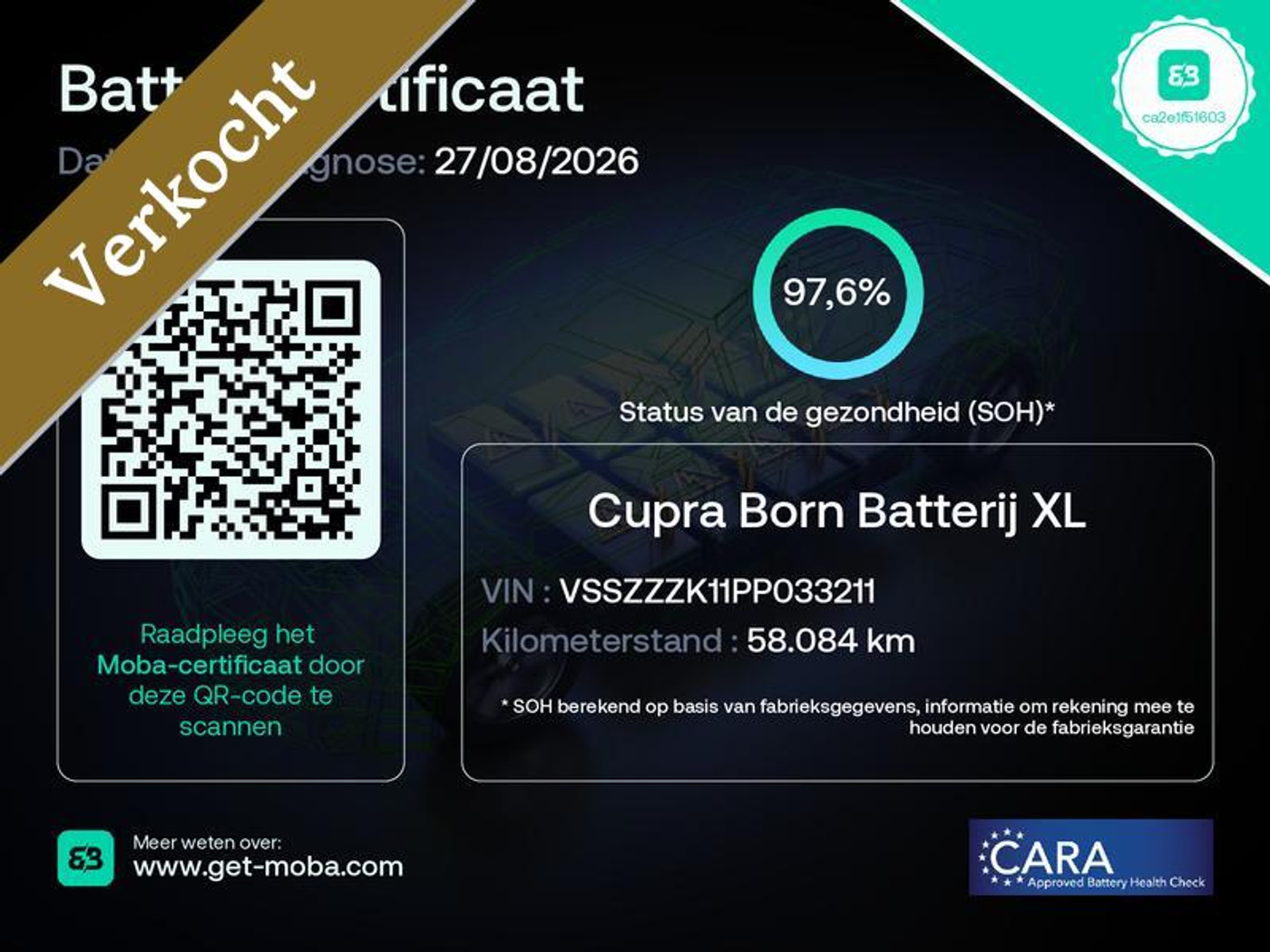 Foto van Cupra Born