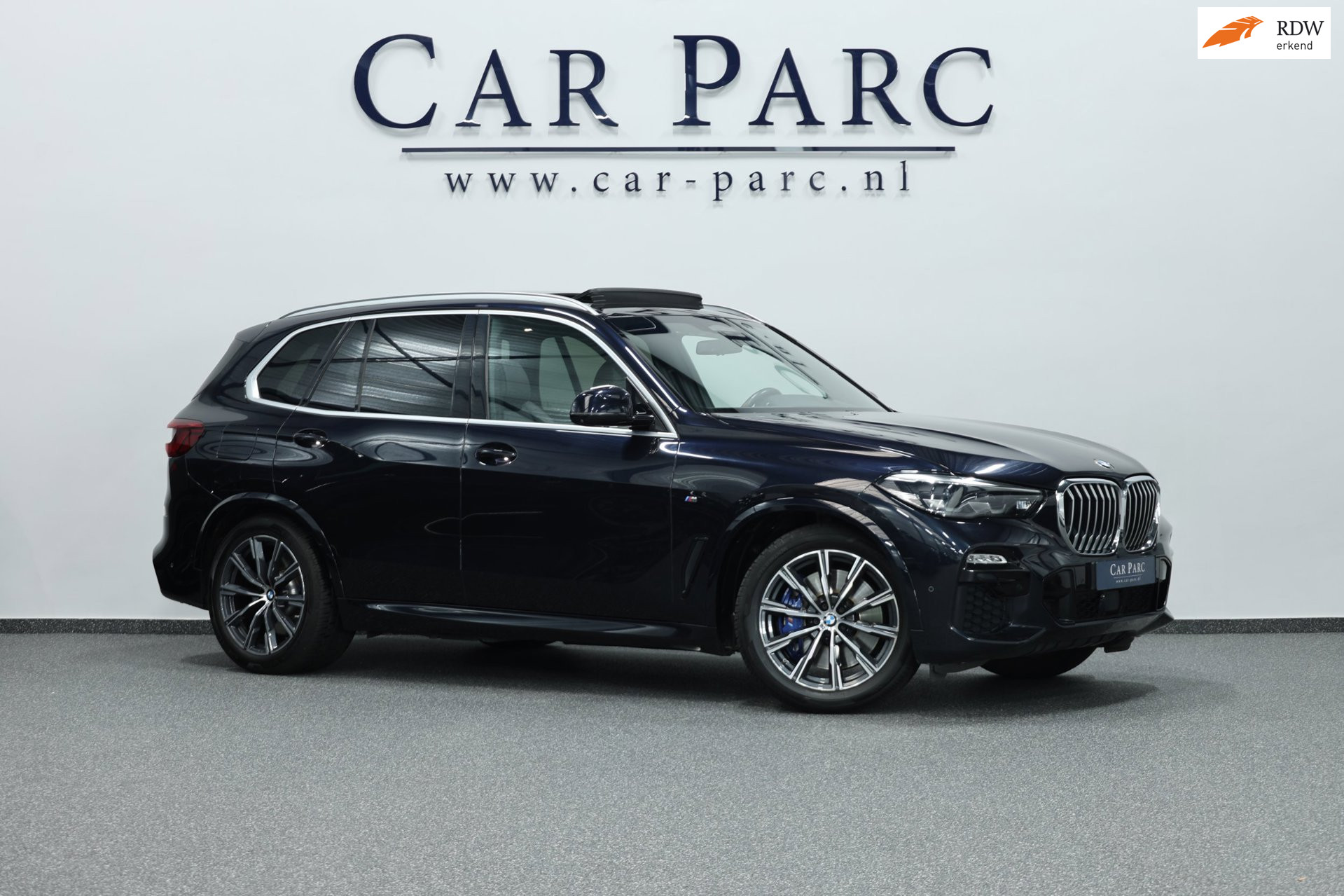 BMW X5 XDrive45e M-sport LED/VIRTUAL/SFEER/LUCHT/PANO/LEER+S.VERWARMING+MEMORY/20" LMV/360 CAM/ACC/ECC/12 MND GARANTIE! 2019 - voorkant