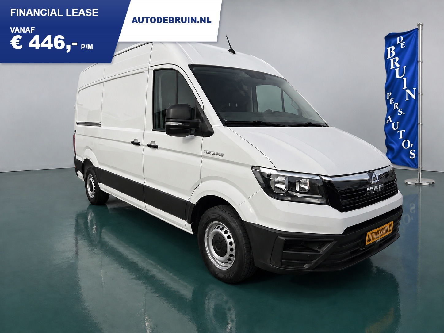 Man Tge 140Pk  L3 H3 HD Automaat Airco Cruise Camera 2024 - voorkant