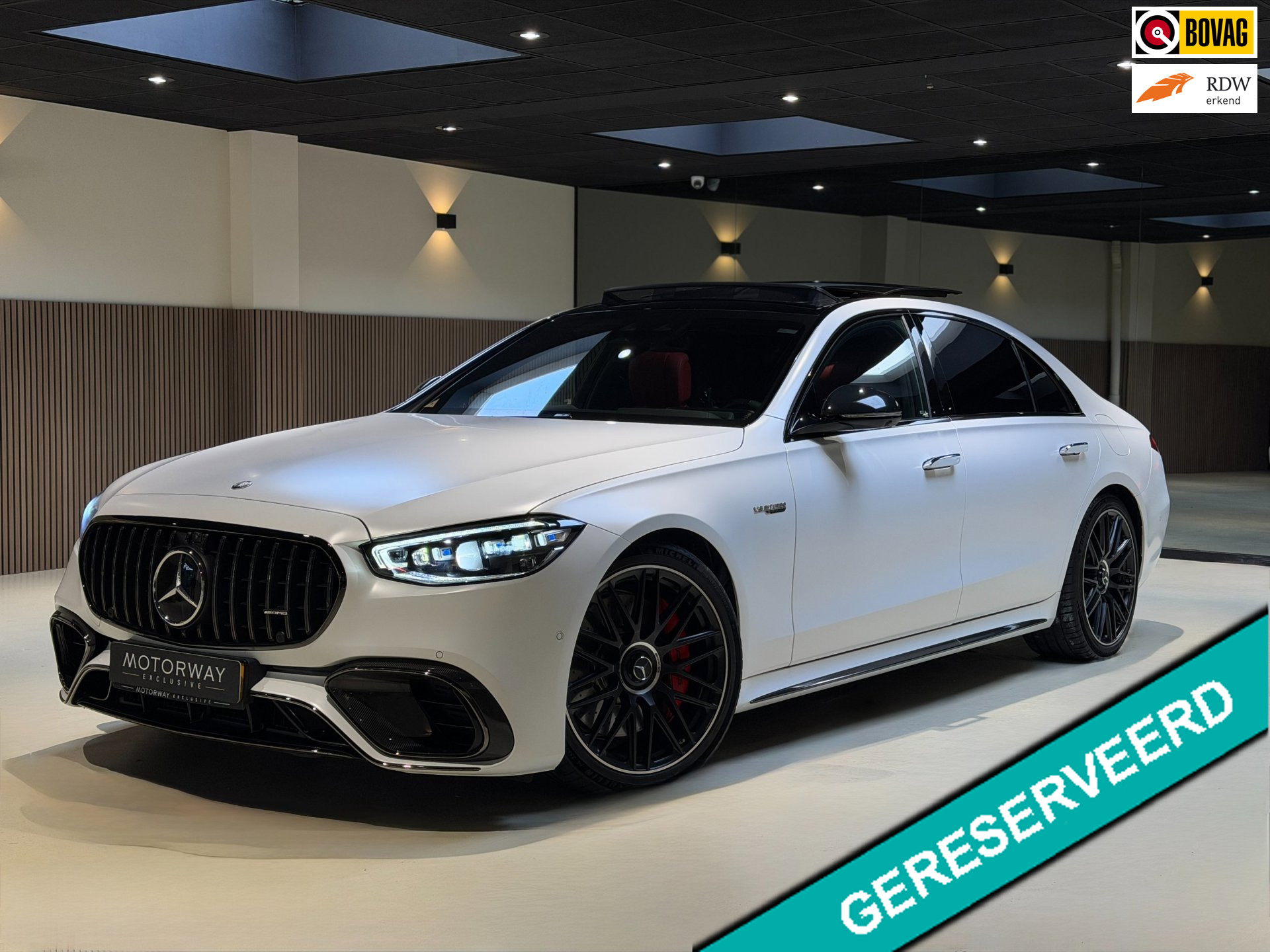 Mercedes-Benz AMG S 63 E Performance AMG 63 S E Performance|Pano|HUD|Keyless|360|4D Burmester|Massage|Matrix|Stoel verwarm en ventil|Carbon 2024 - voorkant