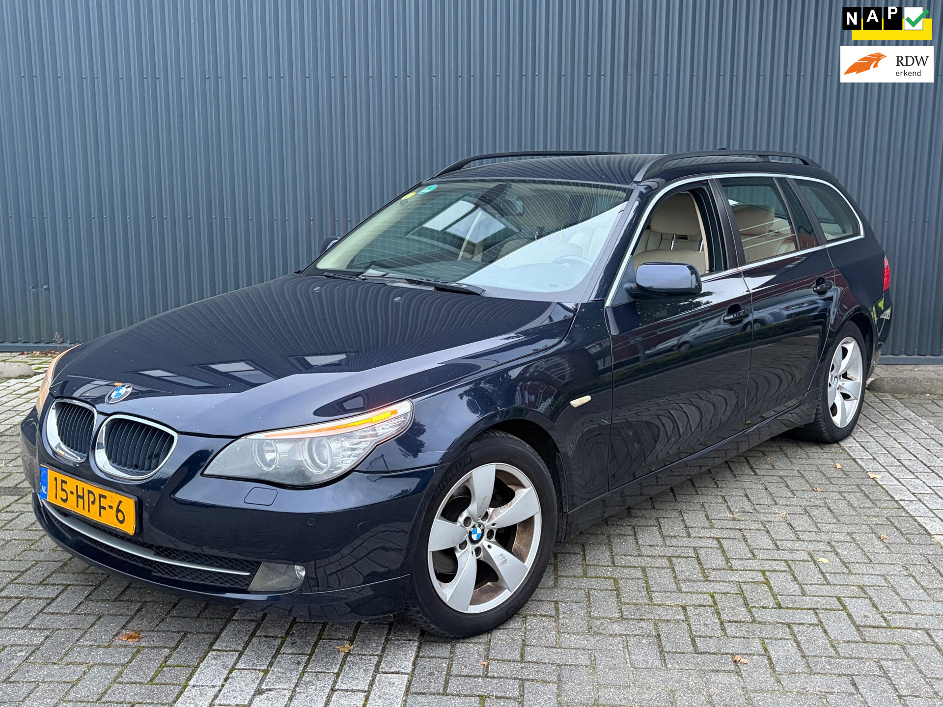 BMW 5er Reihe 520i Business Line Edition I AUT VOL OPTIES 2009 - voorkant