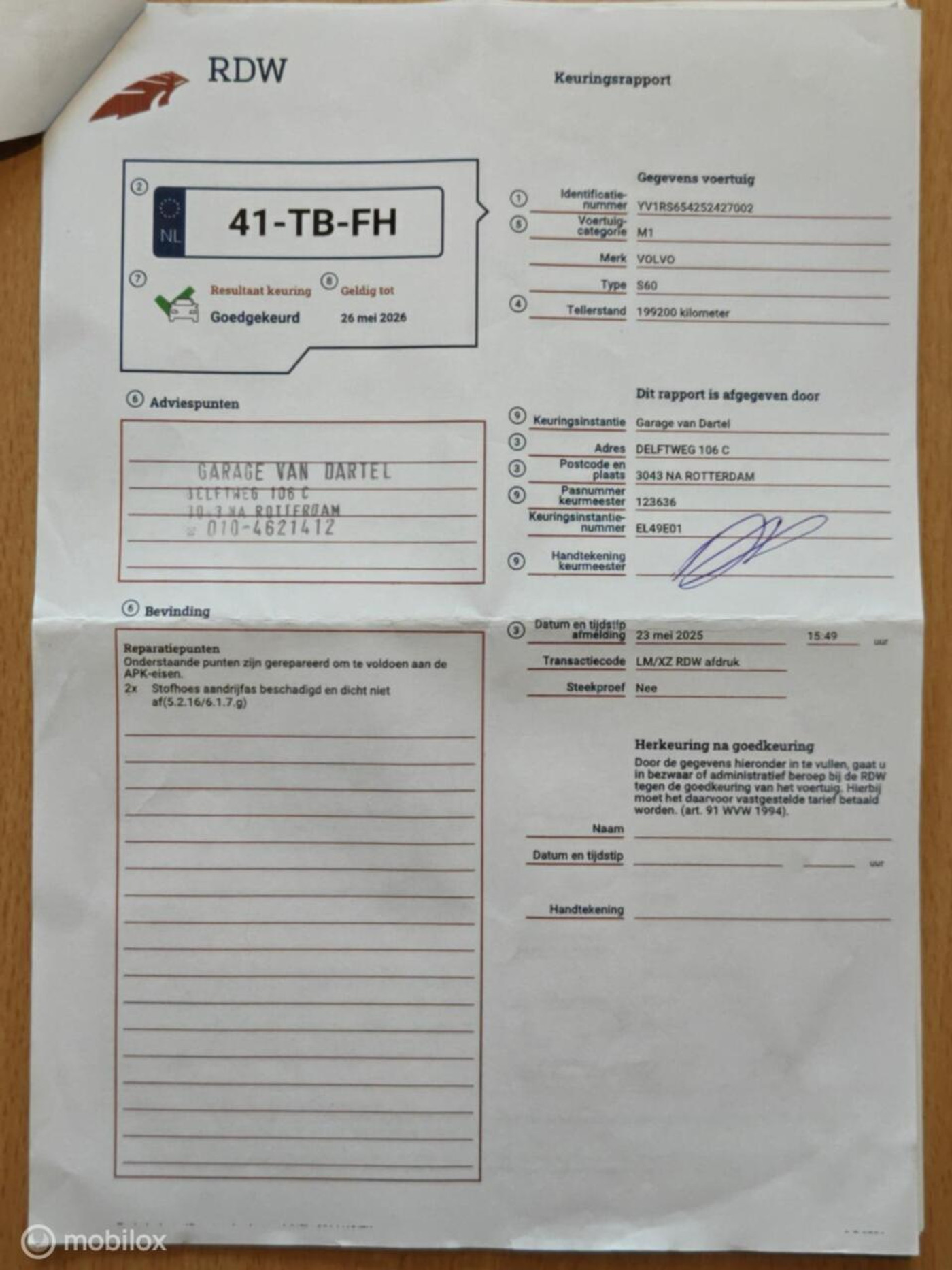 Foto van Volvo S60
