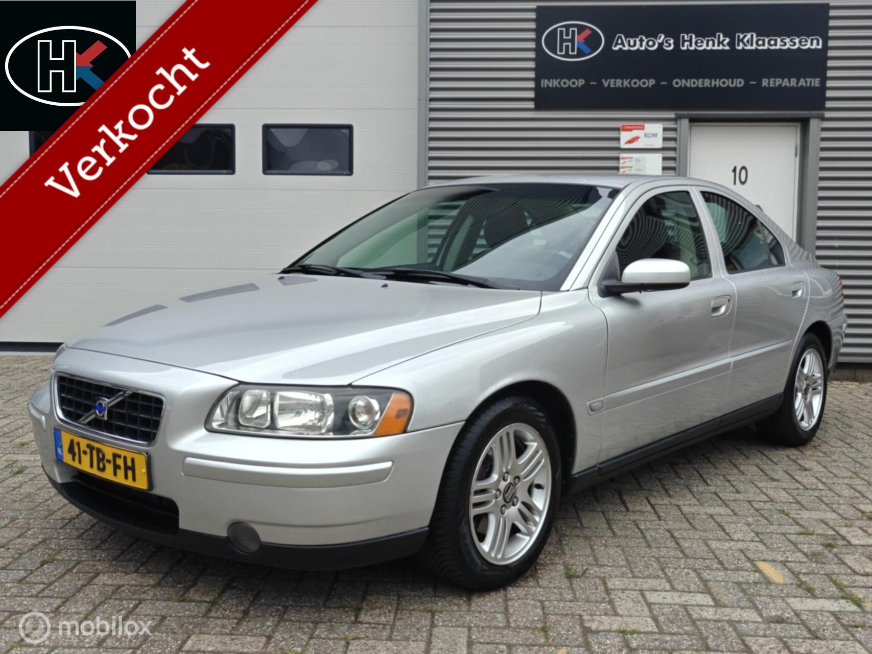 Volvo S60 2.4 140pkH5 Edition Clima Afn.trekhaak NIEUWSTAAT 2006 - voorkant