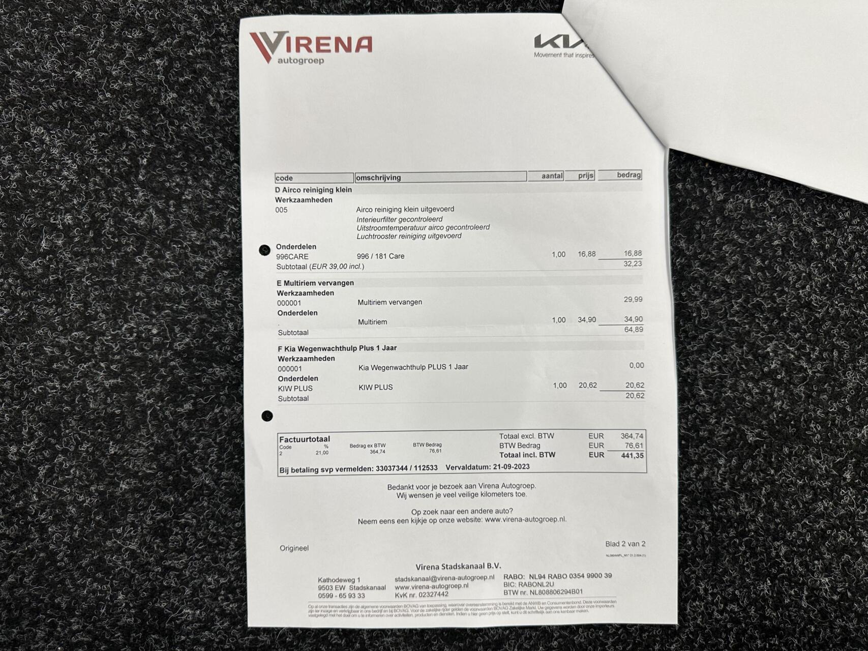 Foto van Kia Venga