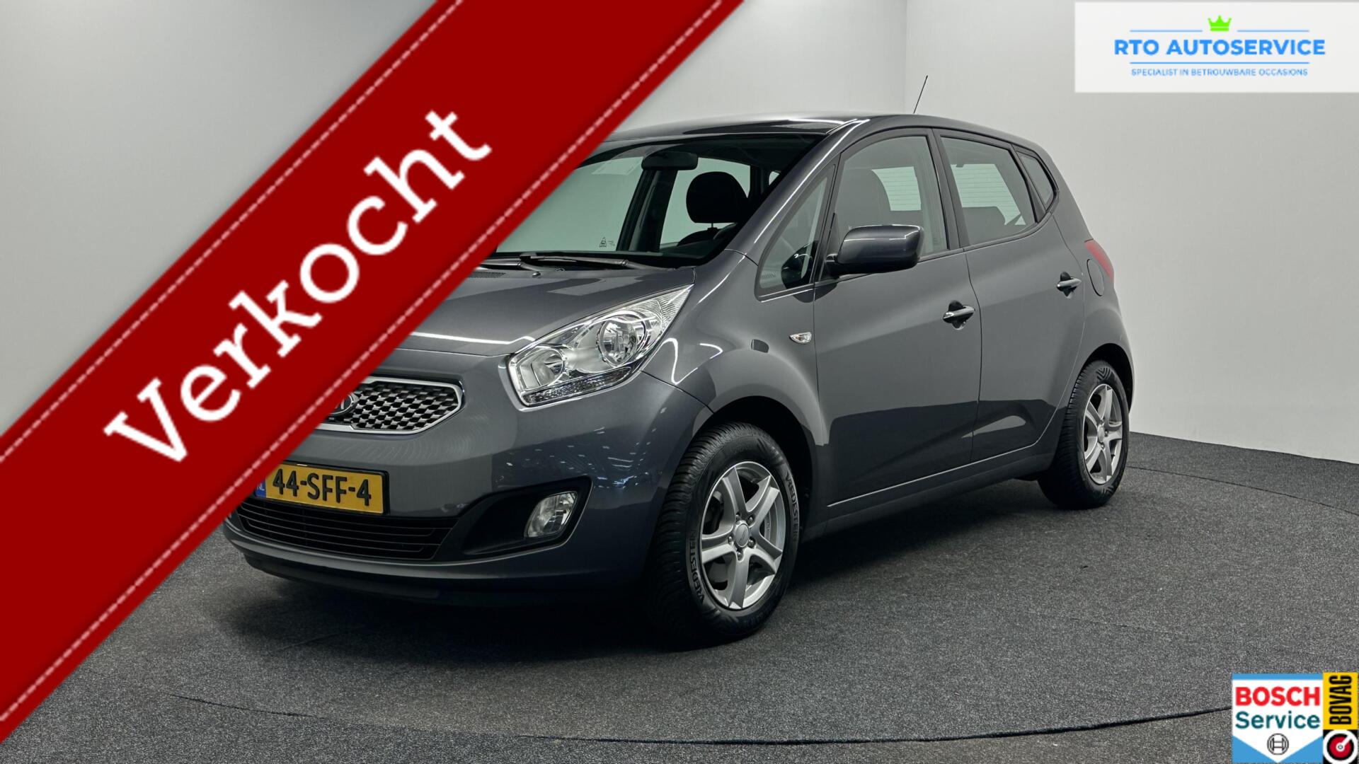 Kia Venga 1.4 CVVT Seven NAVI CAMERA ECC CRUISE LM TREKHAAK 101000 KM. 2011 - voorkant