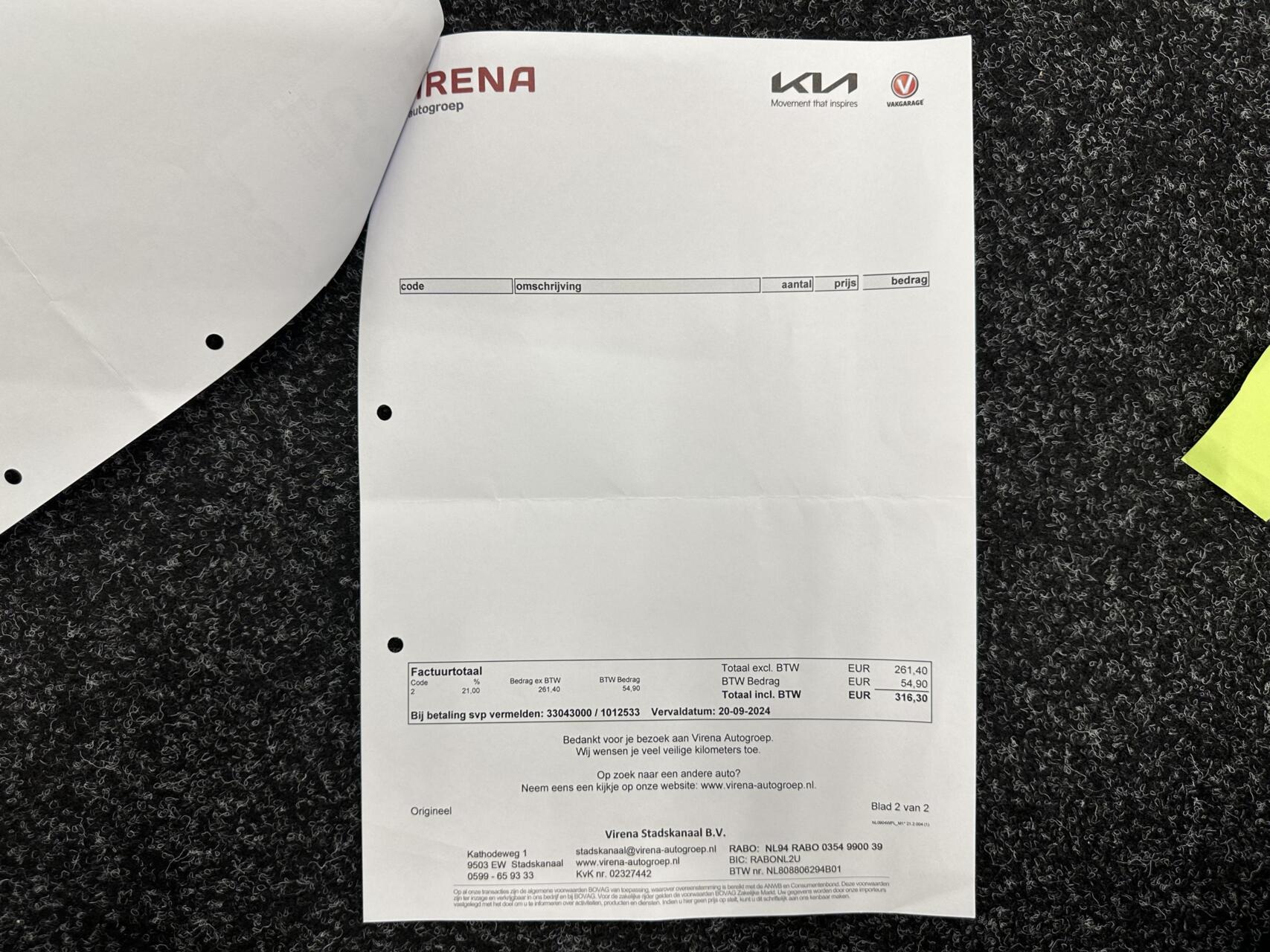 Foto van Kia Venga