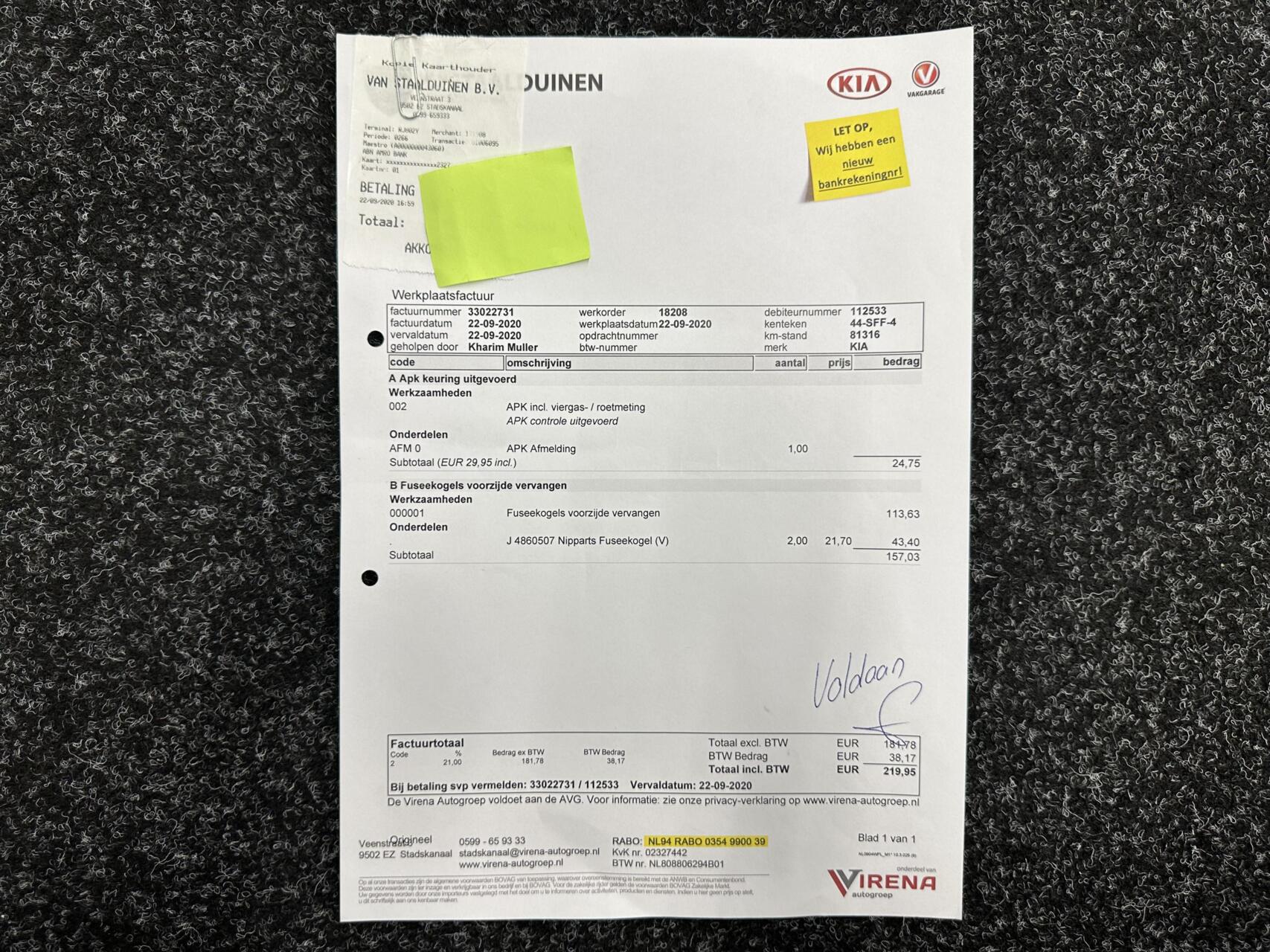 Foto van Kia Venga