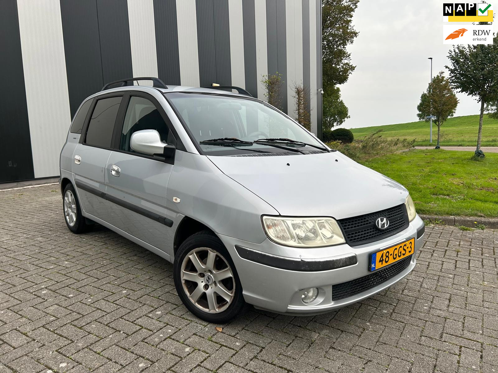 Hyundai Matrix 1.8i Style Automaat-2e Eigenaar-Airco-Cruise-Trekhaak 2008 - voorkant