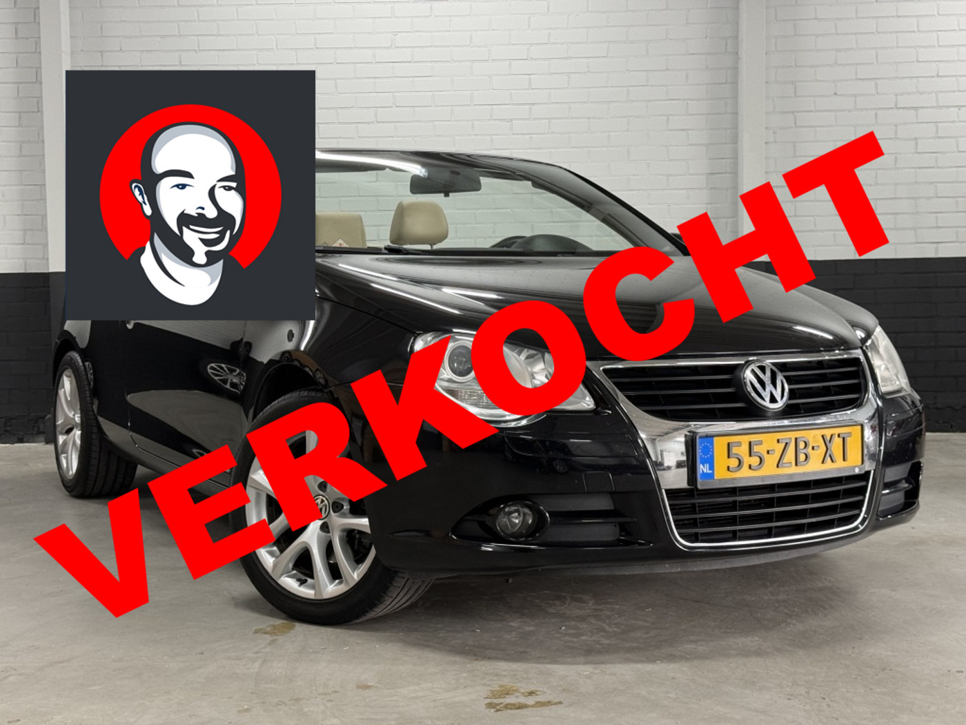 Volkswagen Eos 2.0 T-FSI Leer, Pano, Clima, Carplay, Afn. Trekhaak 2008 - voorkant
