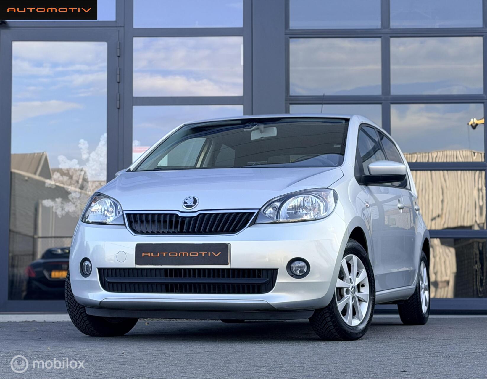 Skoda Citigo 1.0 Elegance UNIEK / AUTOMAAT / CRUISE / NAVI 2013 - voorkant