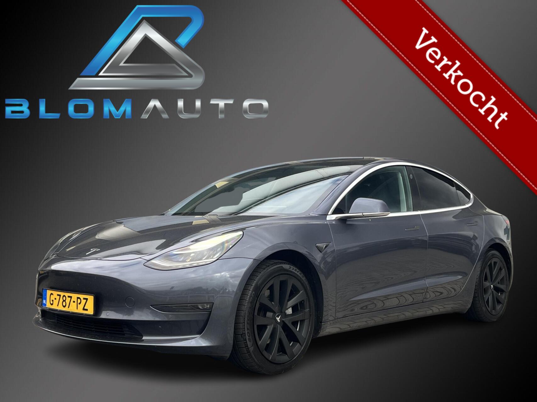 Tesla Model 3 Long Range AWD 75 kWh (Org NL/2e eig/NAP/BTW) 2019 - voorkant