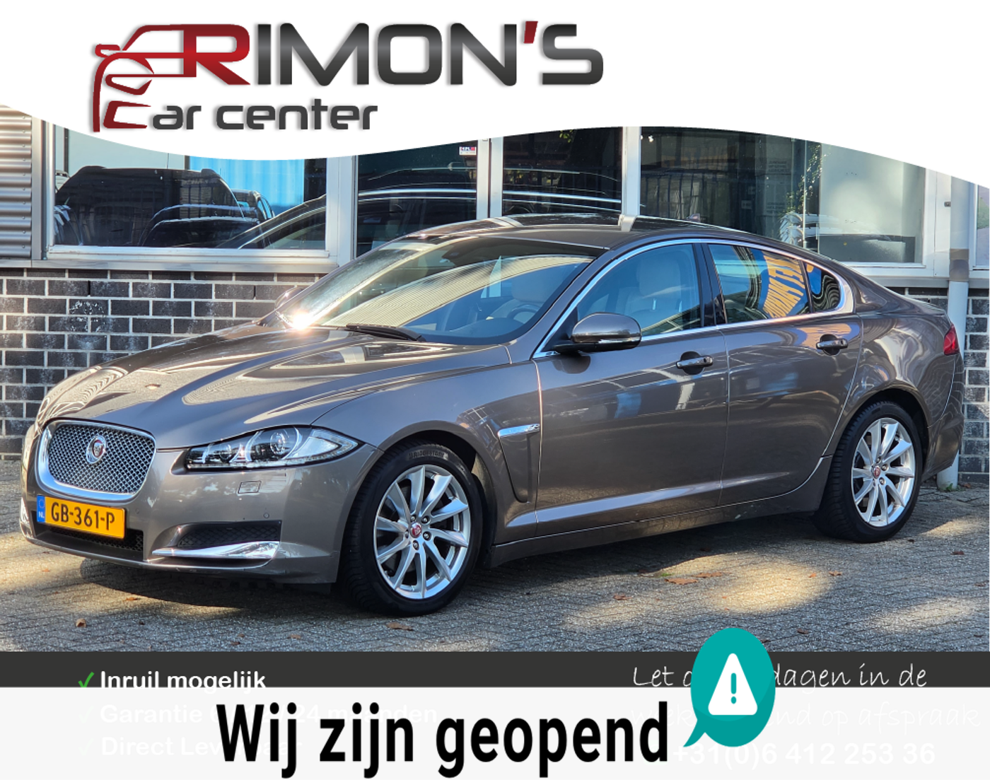 Jaguar Jaguar XF 2.2D Automaat Leder Licht Schaaf Schade Nap 2015 - voorkant