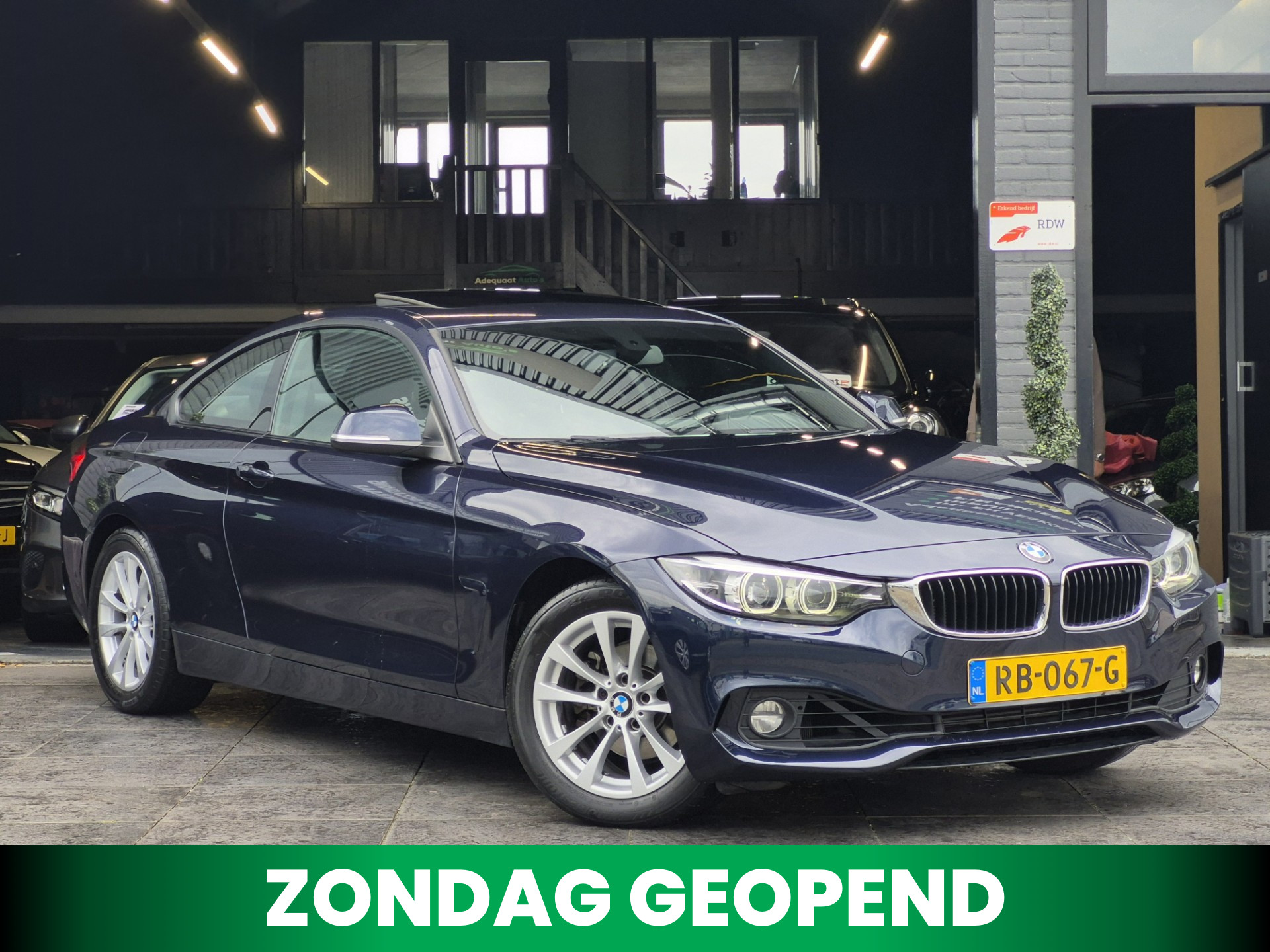 BMW 418i 418i High Executive|AUT|1e eig|NAP|PANO 2017 - voorkant