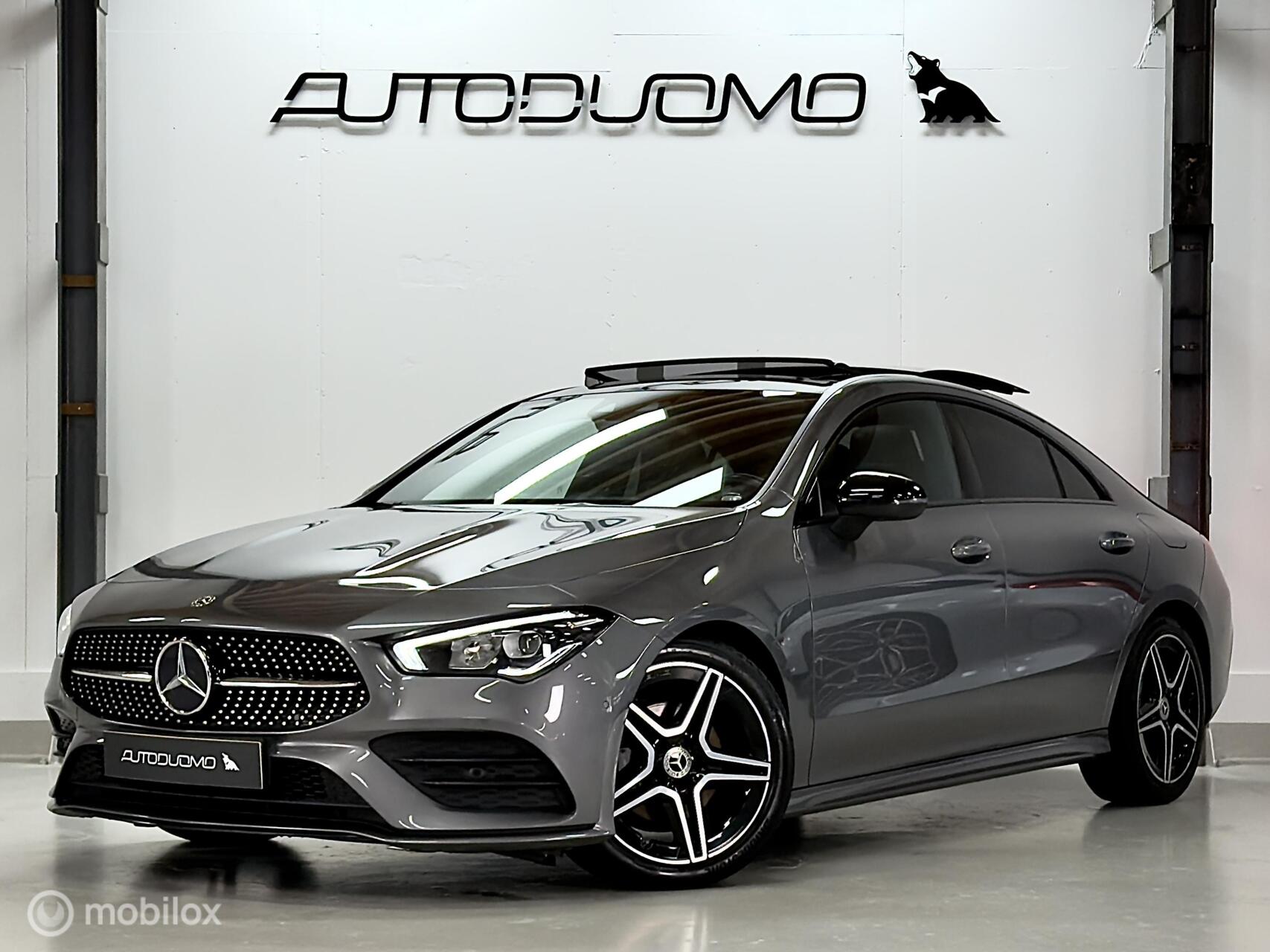 Mercedes-Benz Cla 180 180 AMG | Pano | Stoelverwarming | Sfeer | Night | 18" | LED HP | Camera | Leer | Verkeerslichtweergave+ | Widescreen | DYNAMIC 2020 - voorkant
