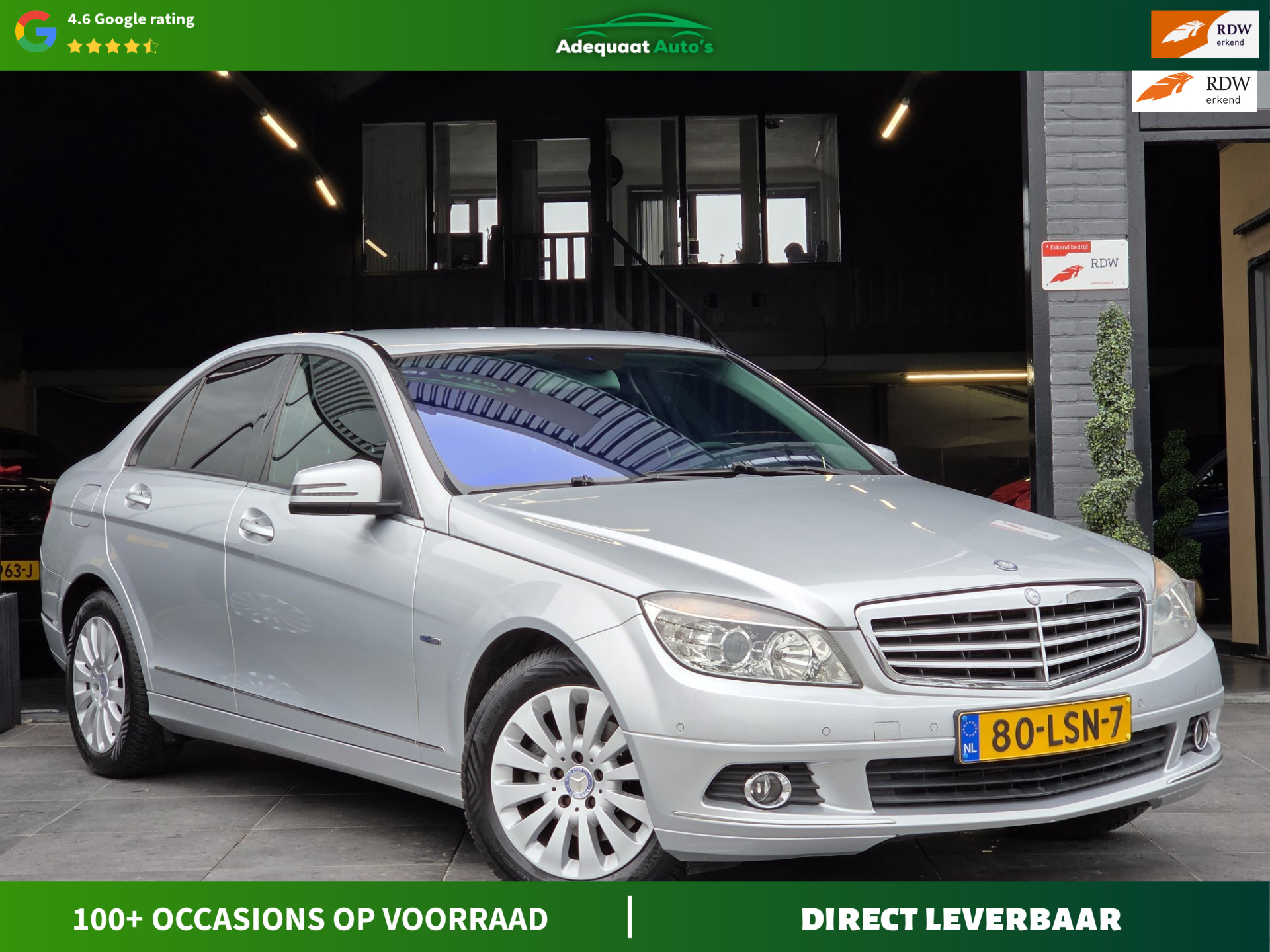 Mercedes-Benz C 180 Cgi 180 CGI BlueEFFICIENCY|AUT|YOUNGTIMER 2010 - voorkant