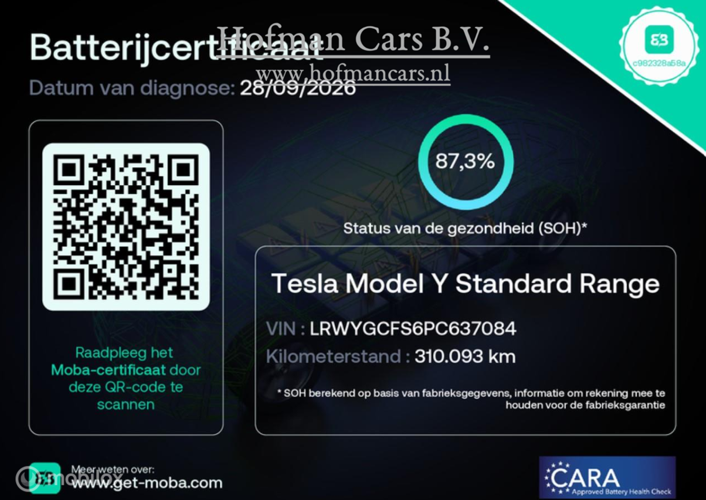 Foto van Tesla Model Y
