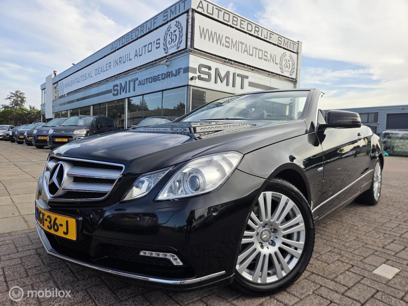 Mercedes E-klasse Cabrio 200 CGI Elegance Aut/Leder/Xenon/Nav 2010 - voorkant