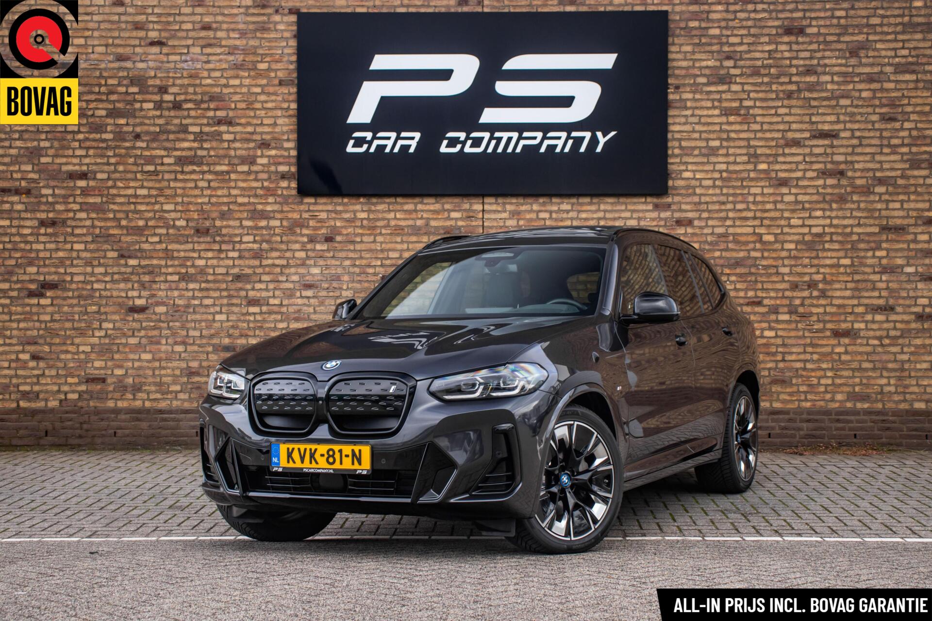 BMW Ix3 M-Sport Impressive 80 kWh, BTW, VOL!, SOH 94%, Pano 2022 - voorkant