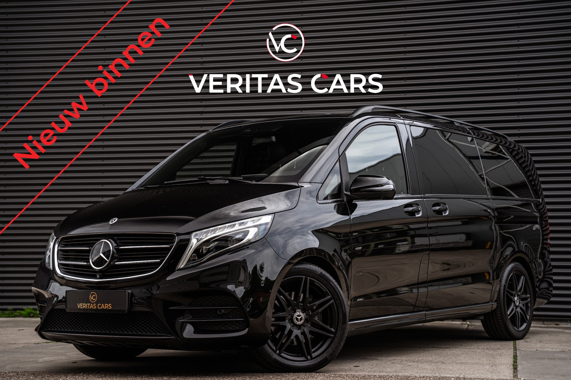 Mercedes-Benz V-klasse 250d 4-MATIC Lang AMG 190PK|BTW|8 Zits|360Camera|Burmester|Memory|Full Led e.o. 2018 - voorkant