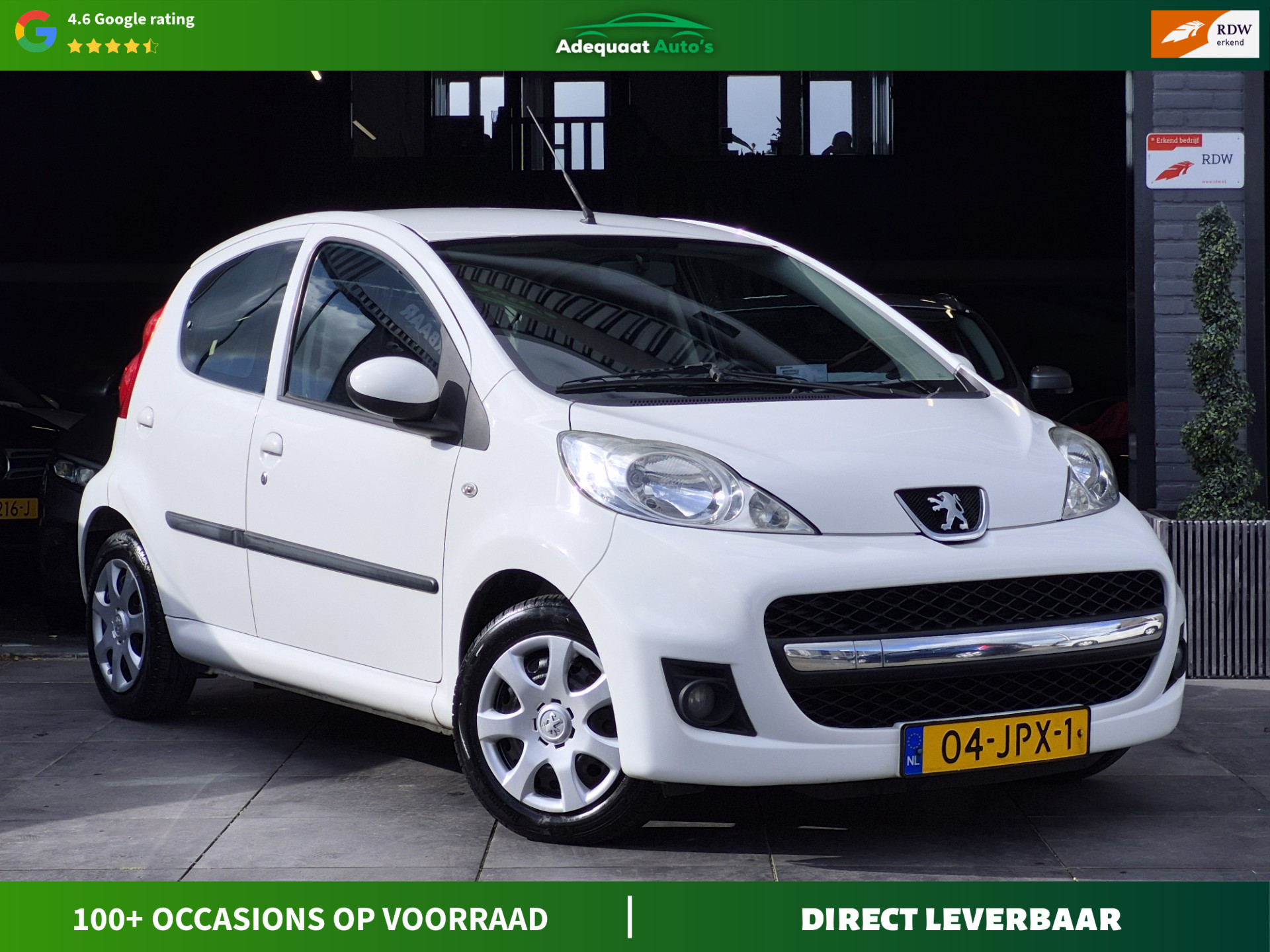 Peugeot Peugeot 107 1.0-12V Sublime|Airco|El Ramen|Navi|NAP|APK 2009 - voorkant