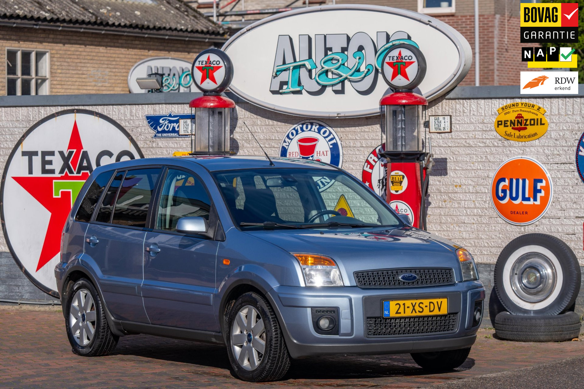 Ford Fusion 1.6-16V Futura + uitv. 2e Eigenaar 99.400 km +NAP NL-auto 2007 - voorkant