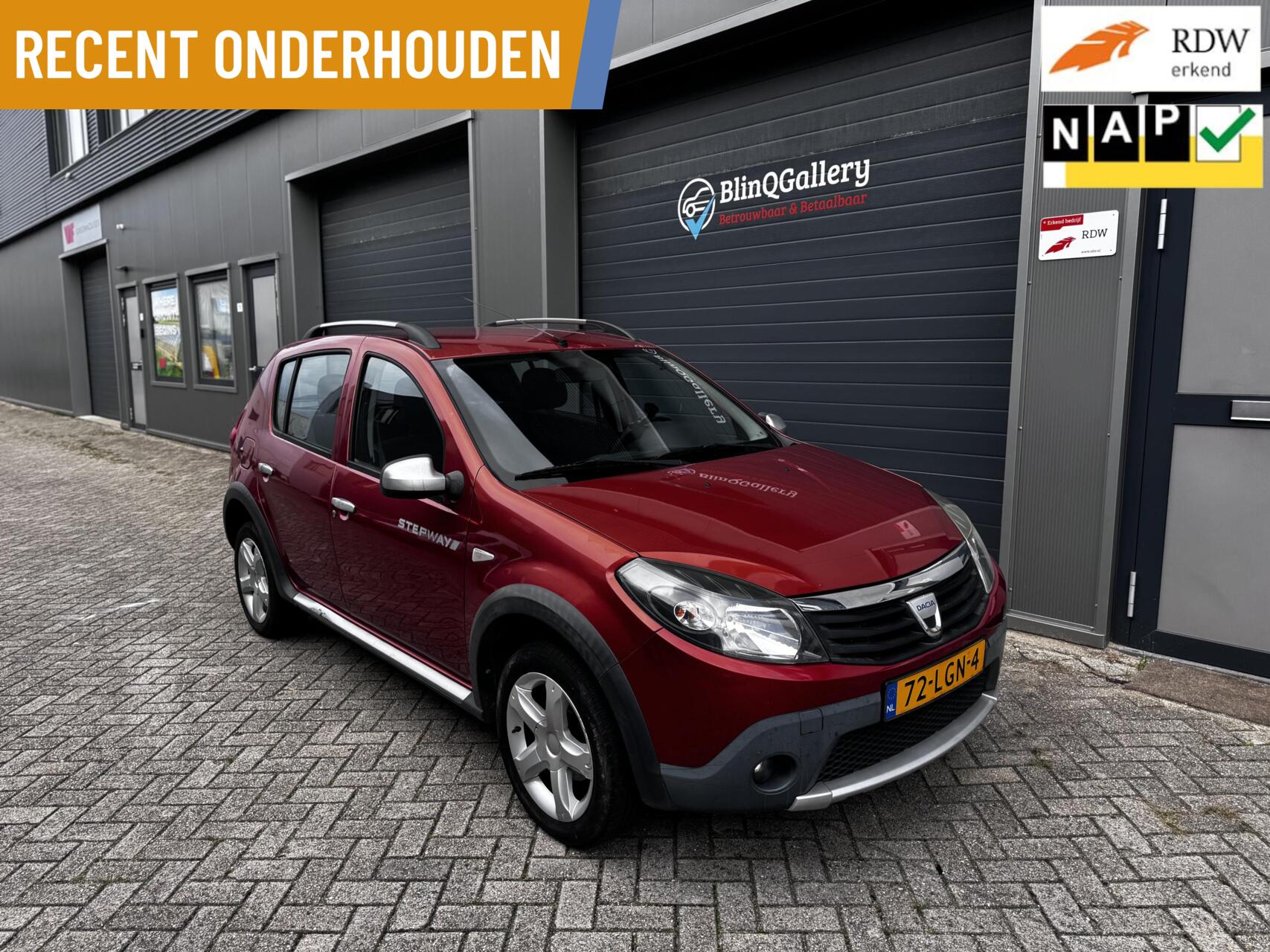 Dacia Sandero 1.6 Stepway|Recent onderhoud|Airco|APK| 2010 - voorkant