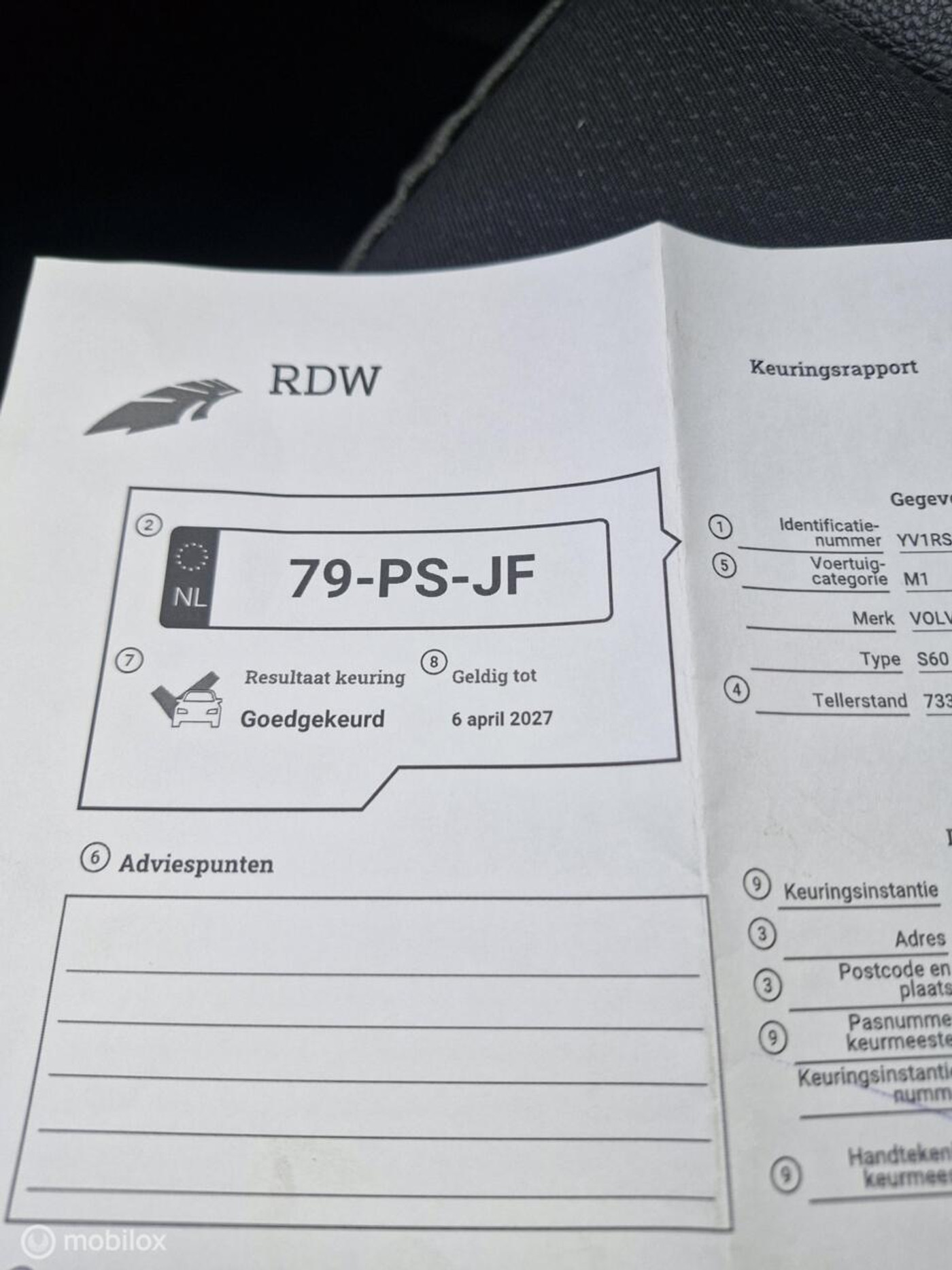 Foto van Volvo S60