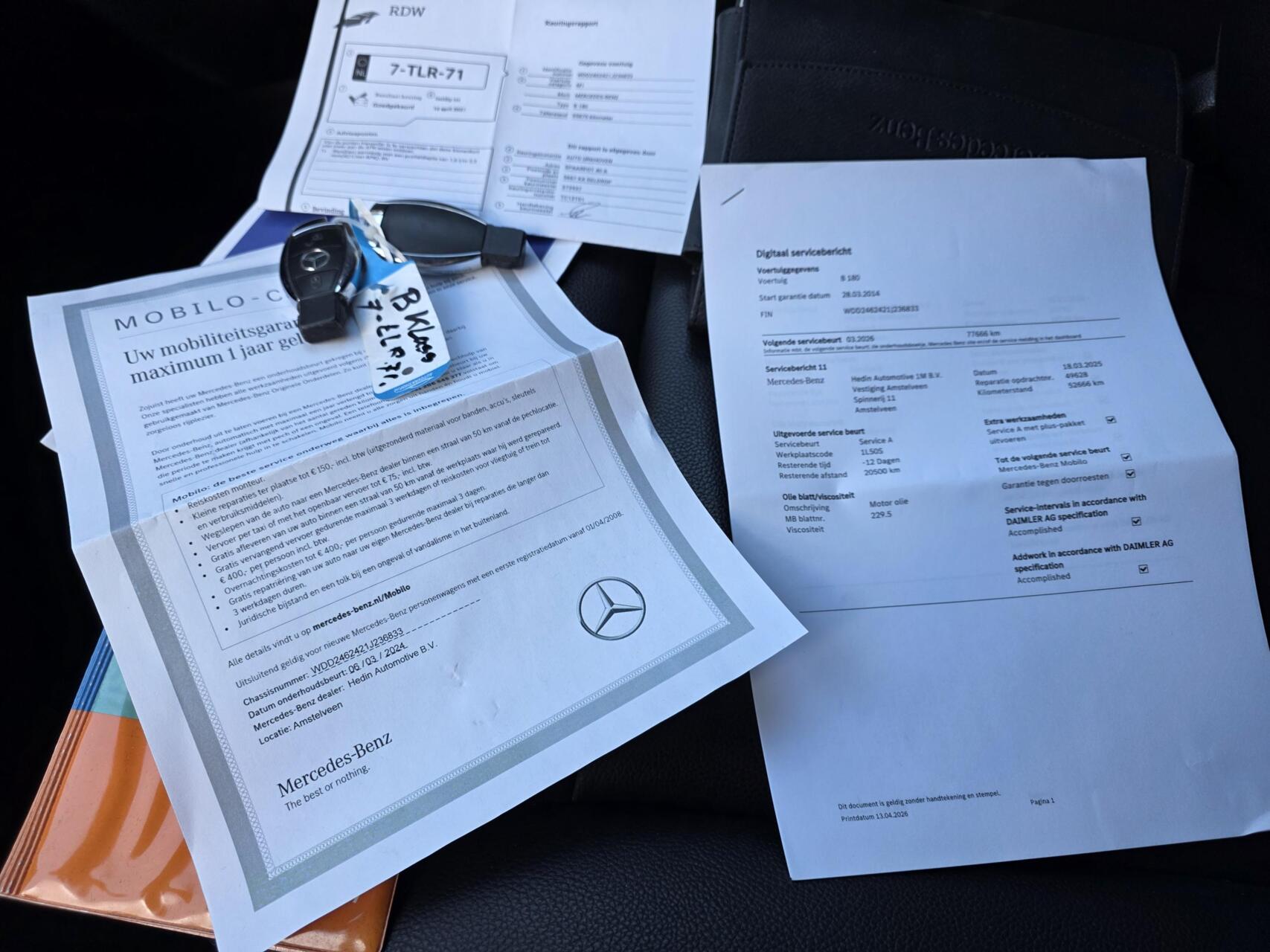 Foto van Mercedes-Benz B 180