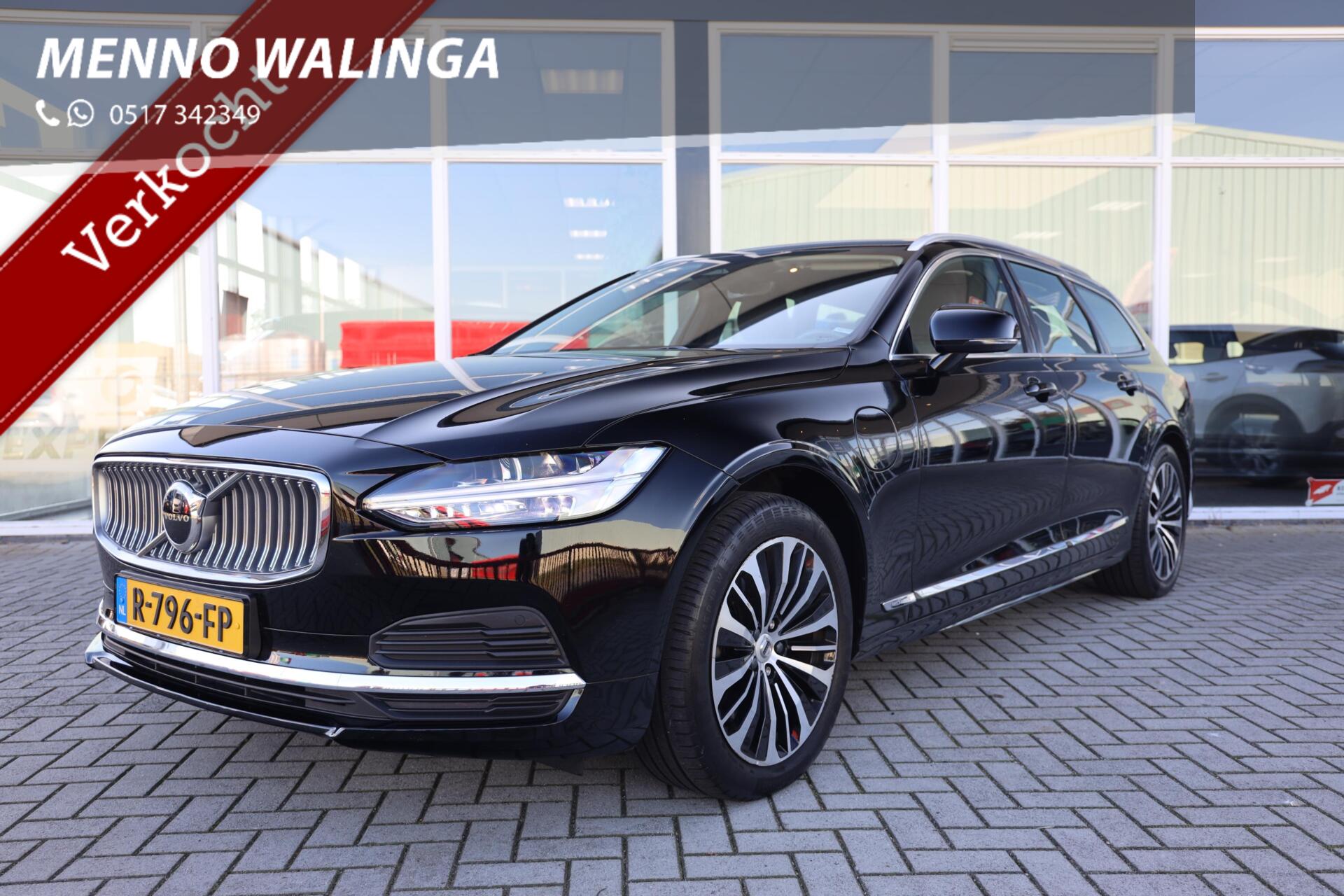 Volvo V90 2.0 T6 Plug-in hybrid AWD Essential Bright|Apple carplay|Navi|Automaat| 2022 - voorkant