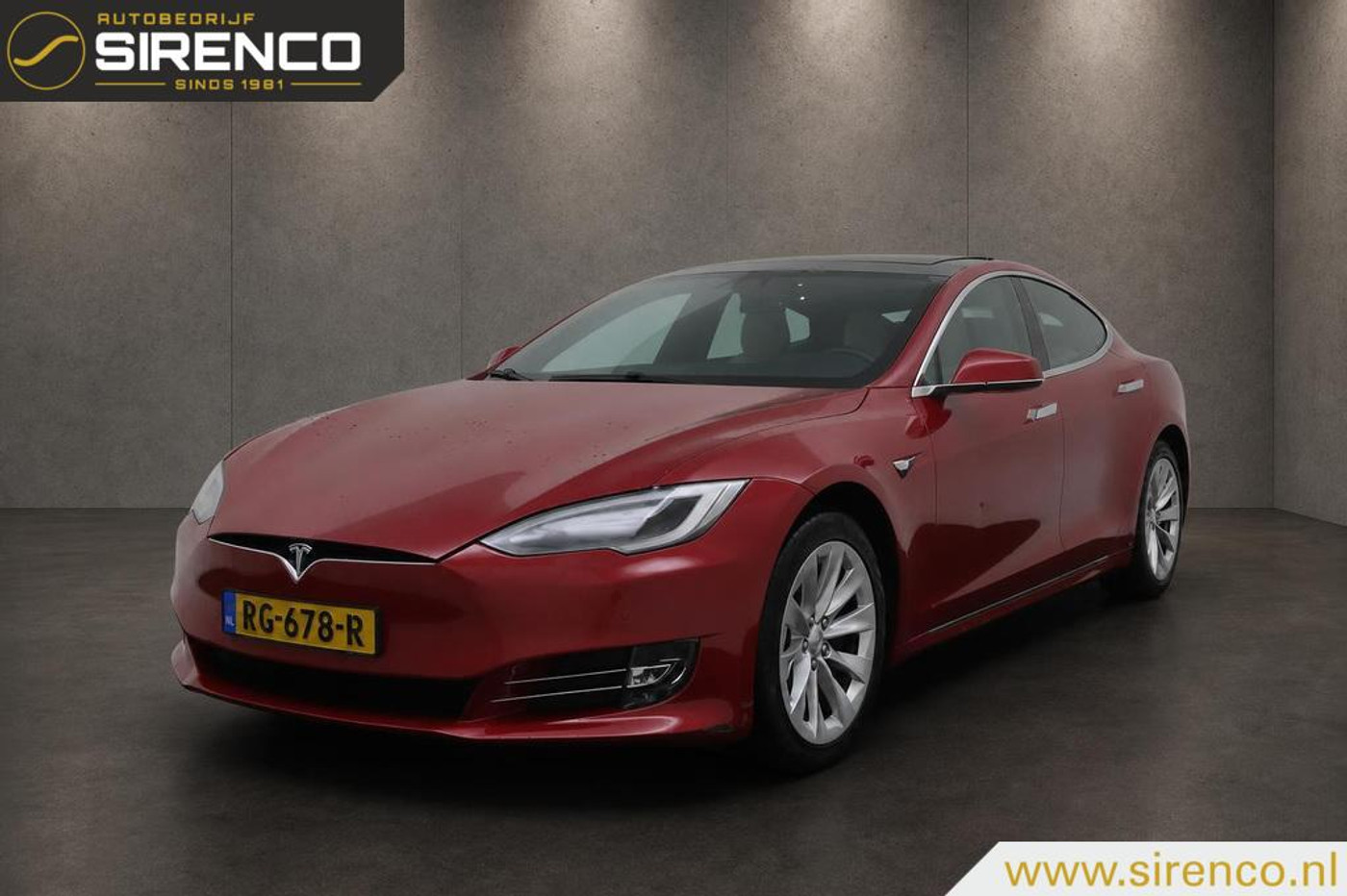 Tesla Model S 100D | nieuw model | next gen seats | panoramadak | soh 89 % | autopilot 2017 - voorkant
