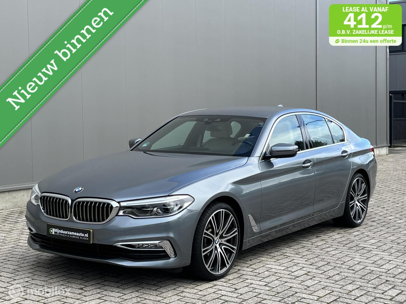 BMW 530i 530i Aut. High Exe, Luxury, Comfortstoel, Headup 2018 - voorkant