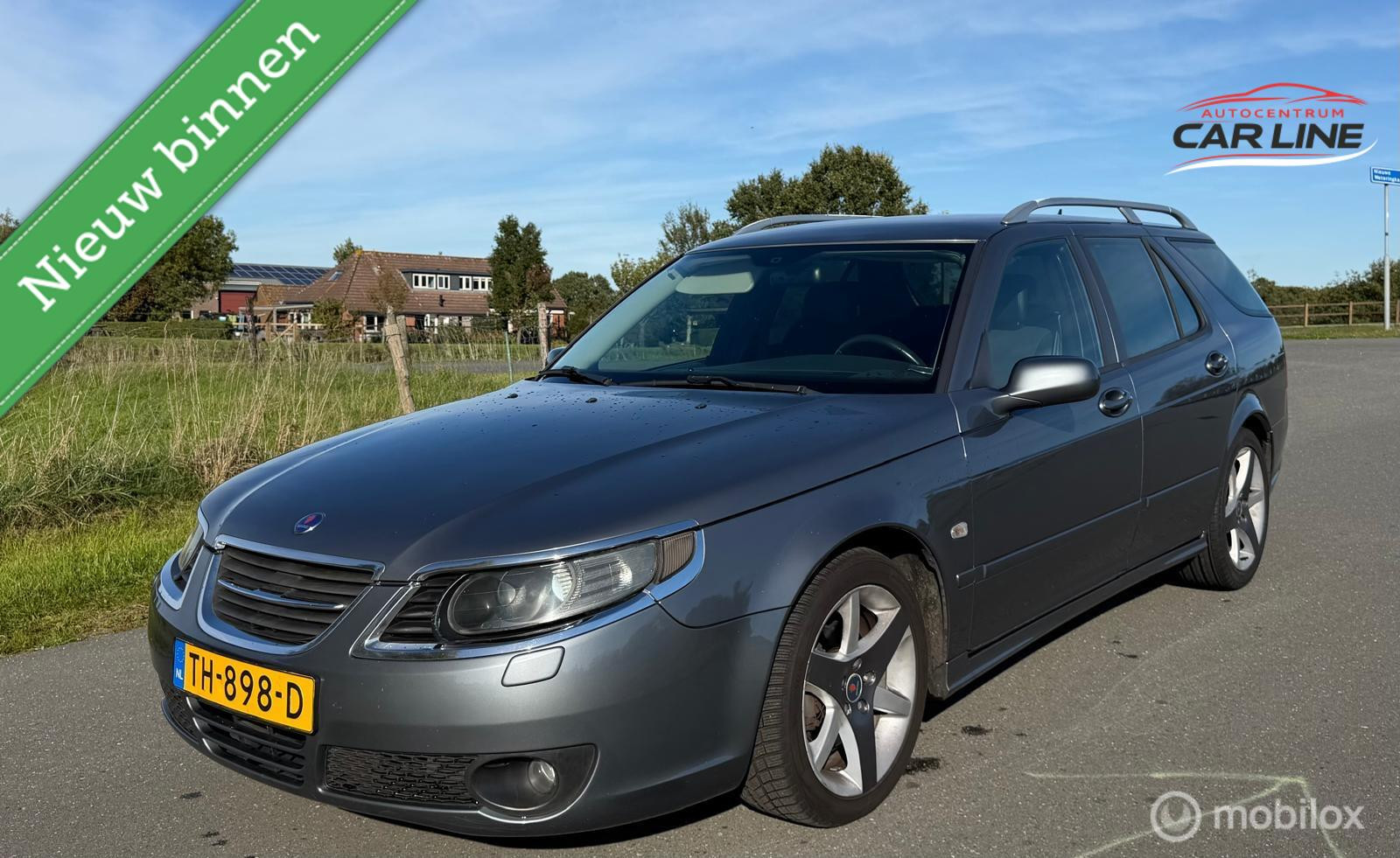 Saab Saab 9-5 2.0t Vector|LEER|XENON|AUTOMAAT| 2007 - voorkant