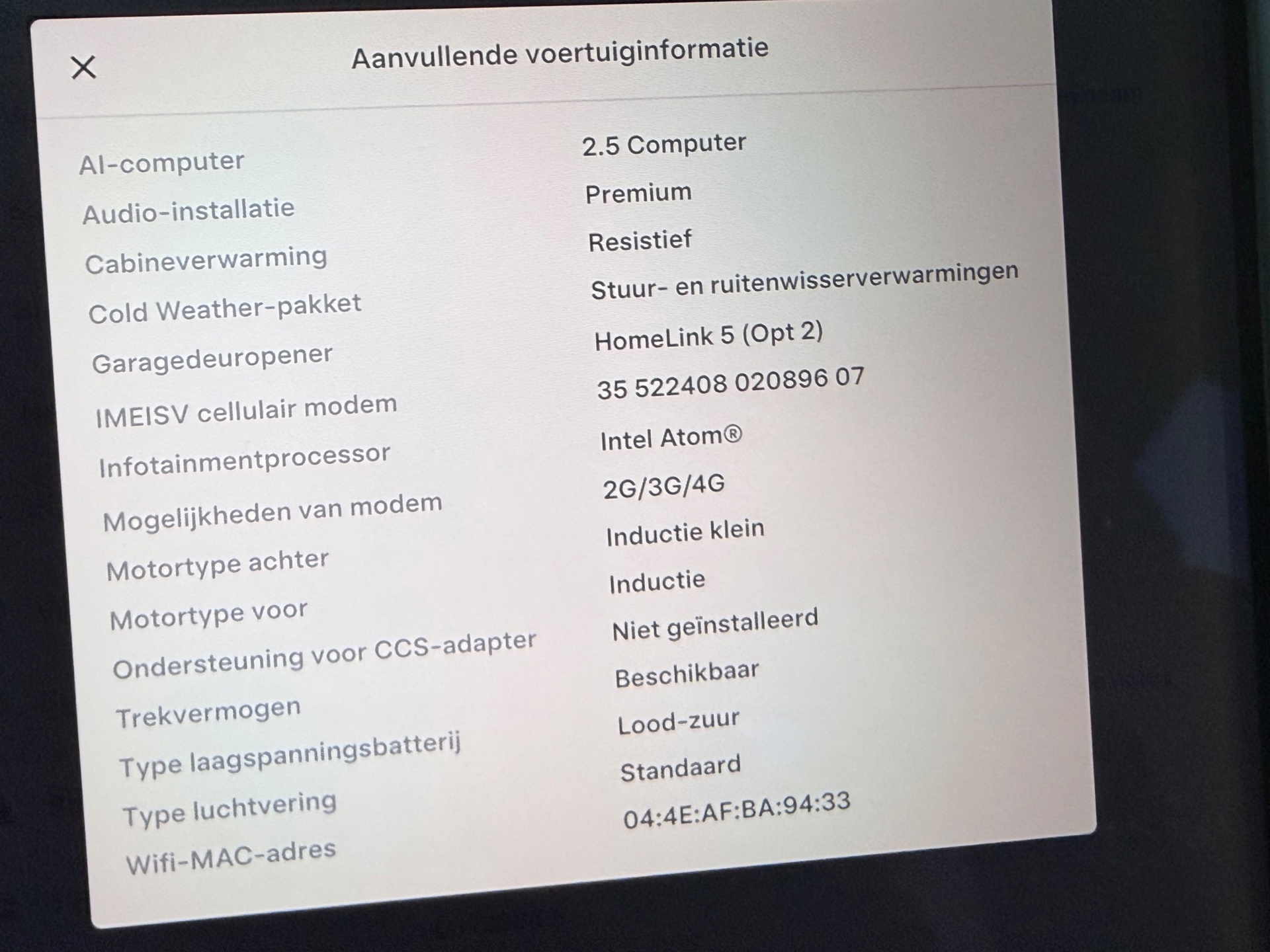 Foto van Tesla Model X