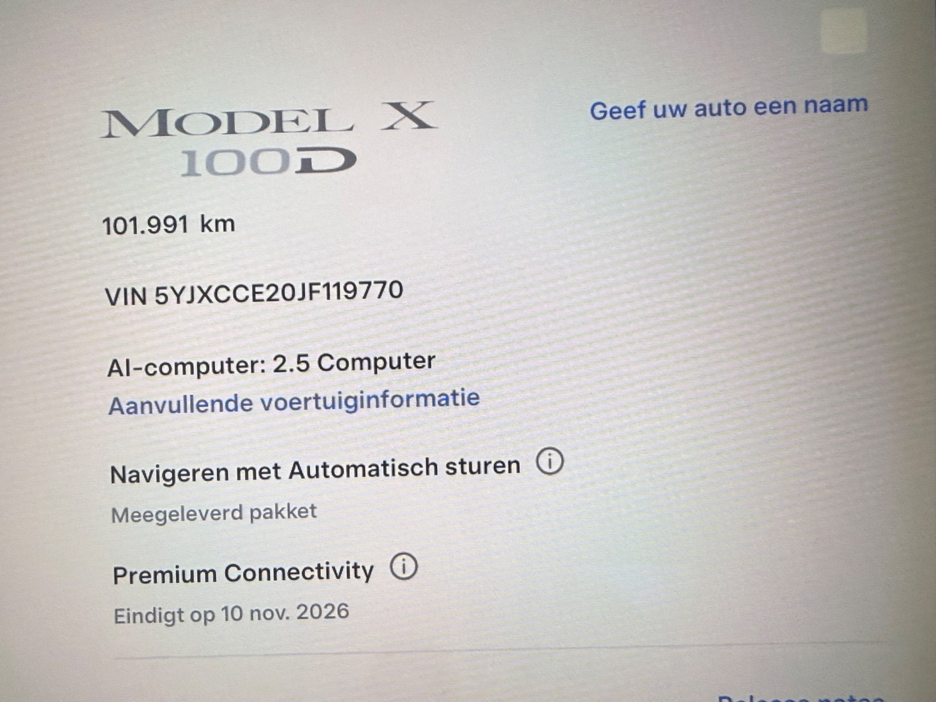 Foto van Tesla Model X