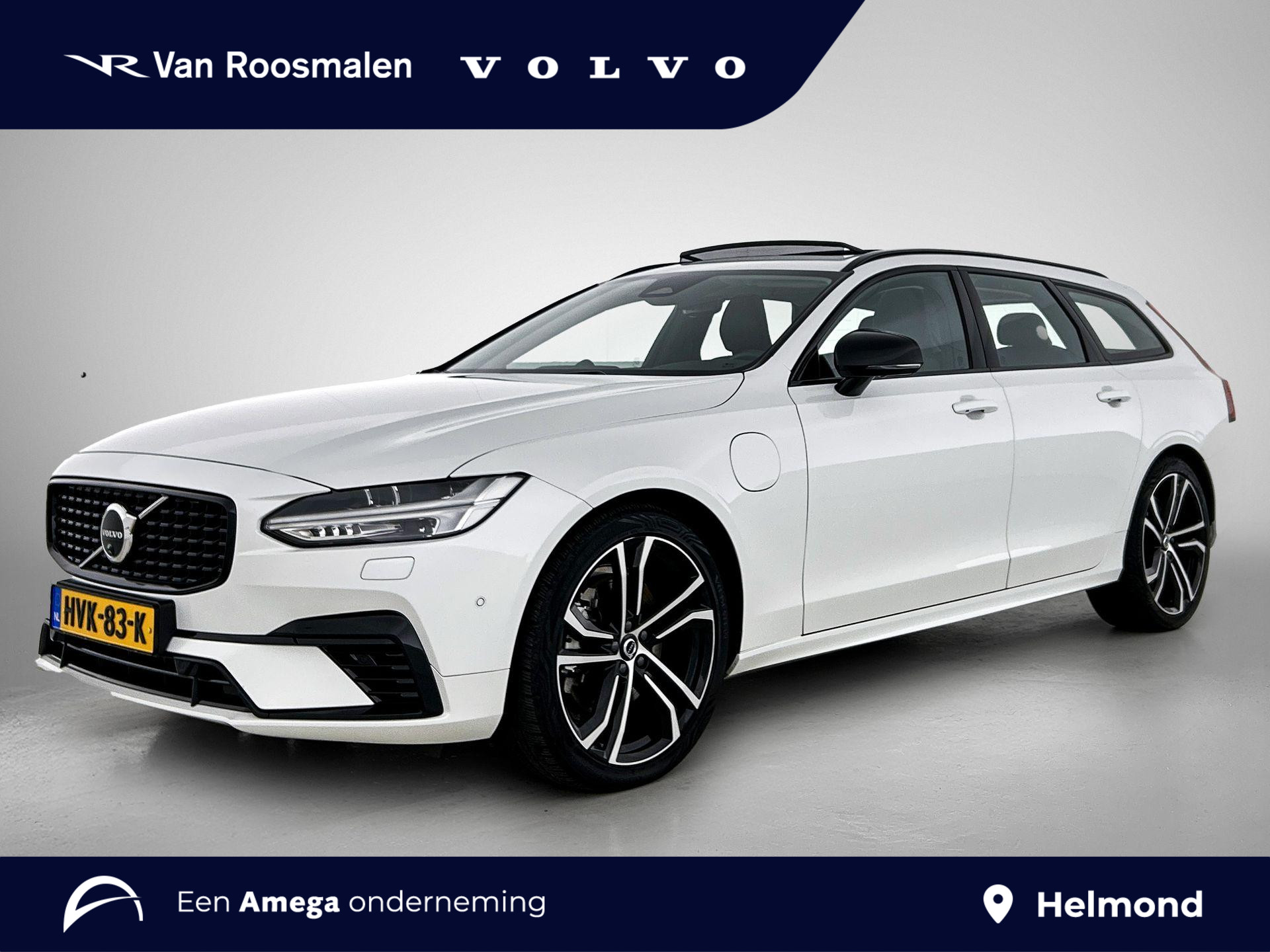 Volvo V90 2.0 T8 Plug-in hybrid AWD Ultra Dark 2025 - voorkant