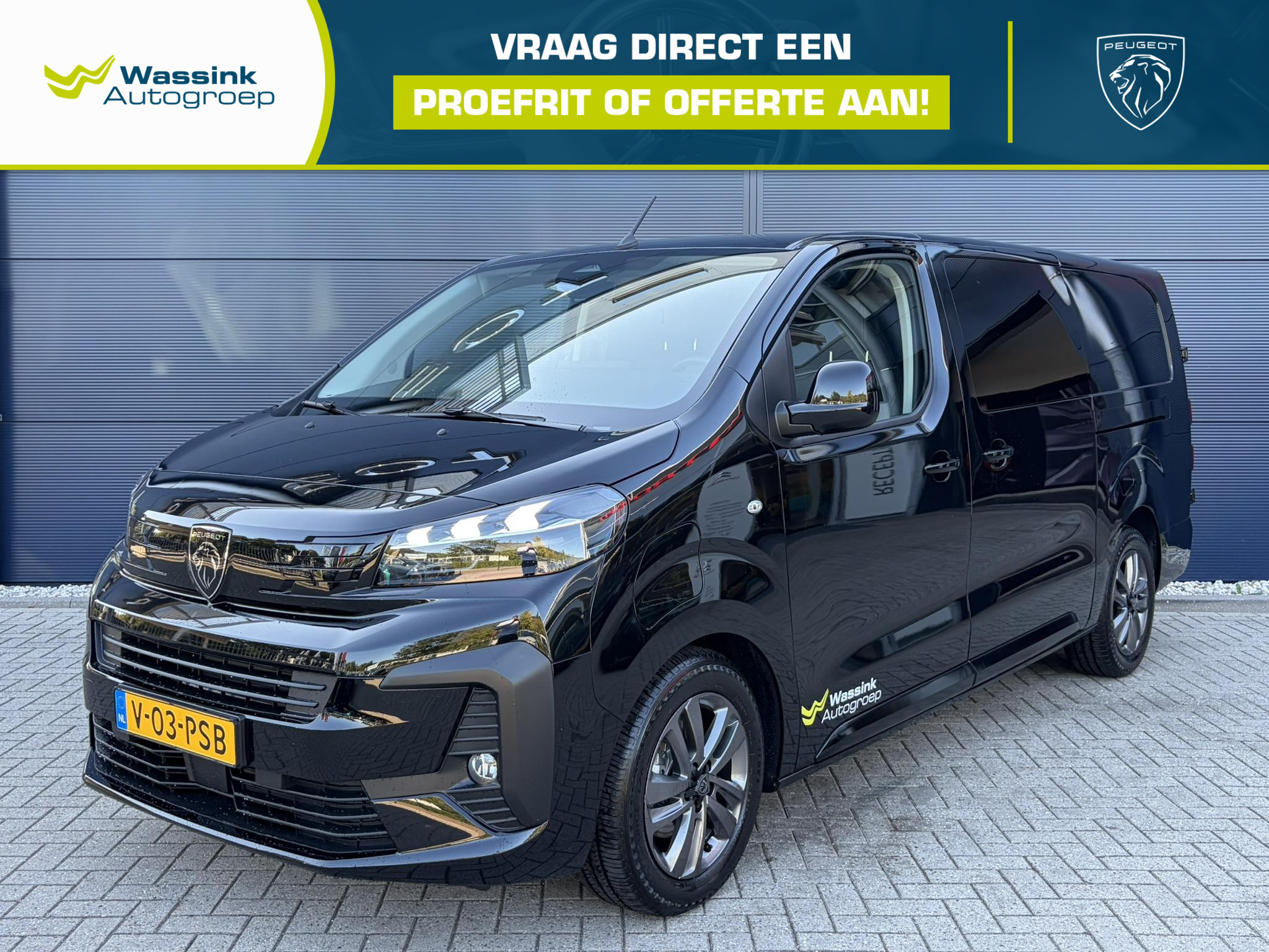 Peugeot E-expert EV L3 DC 75 kWh 2026 - voorkant