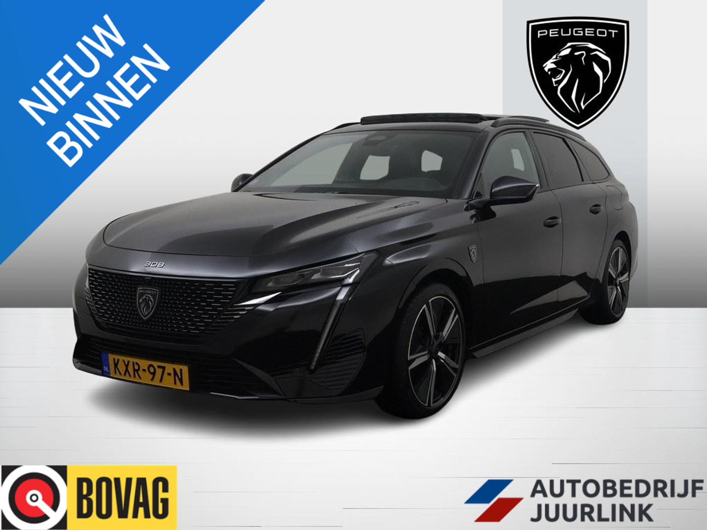 Peugeot 308 SW 1.6 Plug-in Hybrid 180 GT Pano/Trekhaak/Alcantara/ 2022 - voorkant