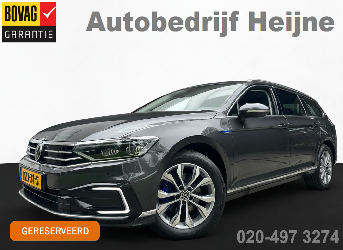 Volkswagen Passat Variant GTE 218PK DSG HYBRID BUSINESS SPORT 2023 - voorkant