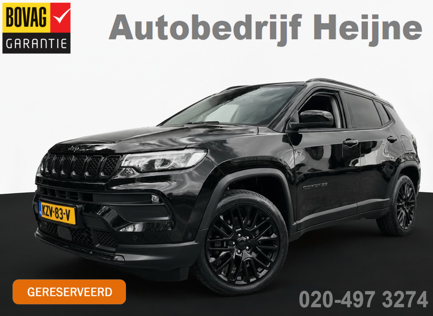 Jeep Compass 4xe 190 Plug-in Hybrid Electric Night Eagle AUT. 2022 - voorkant