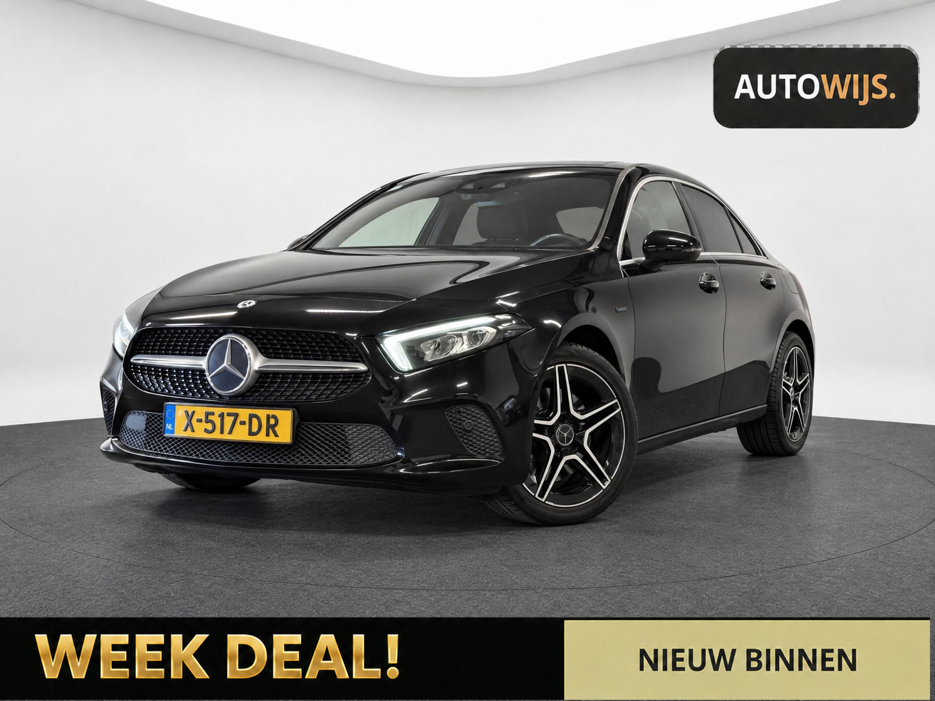 Mercedes-Benz A 250 E 250 e Premium|SFEER VERLICHTING|WIDESCREEN|CAMERA|LED|AMG VELGEN 2020 - voorkant