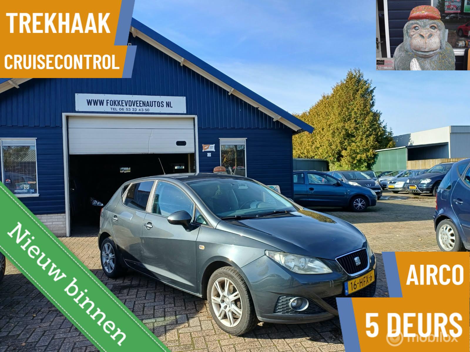 Seat Ibiza 1.4 Sport-up Garantie, alle inruil mogelijk 2008 - voorkant