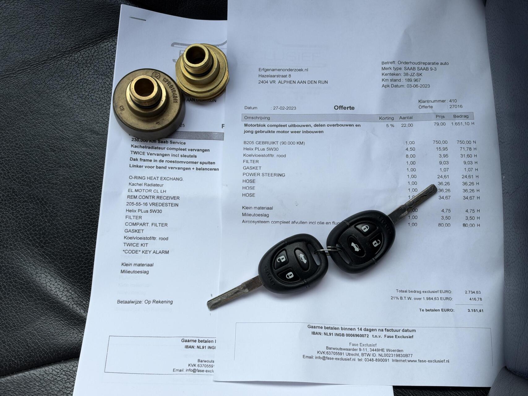 Foto van Saab Saab 9-3