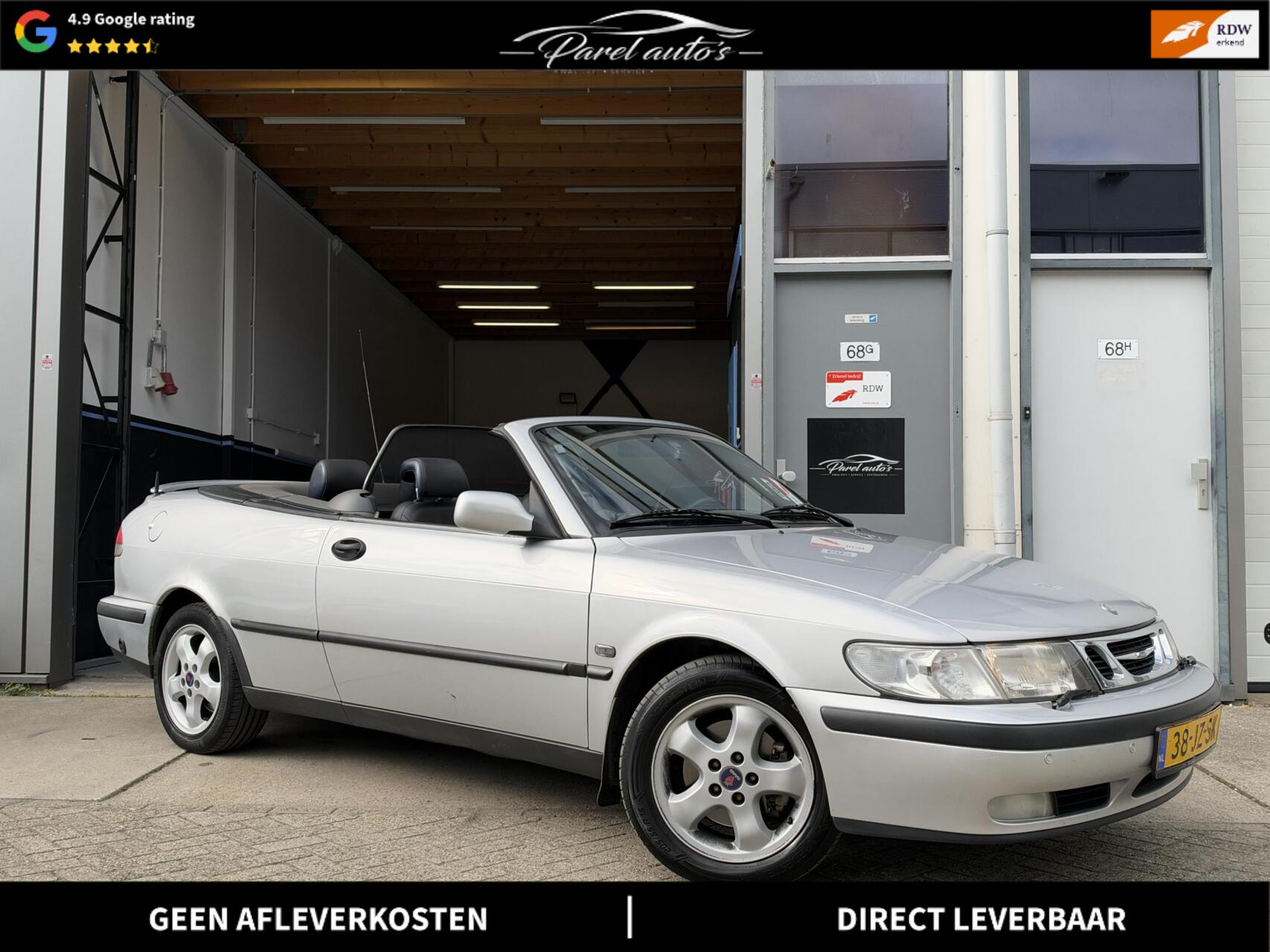 Saab Saab 9-3 2.0t Anniversary|APK|NAP|Automaat|Cabrio 2002 - voorkant