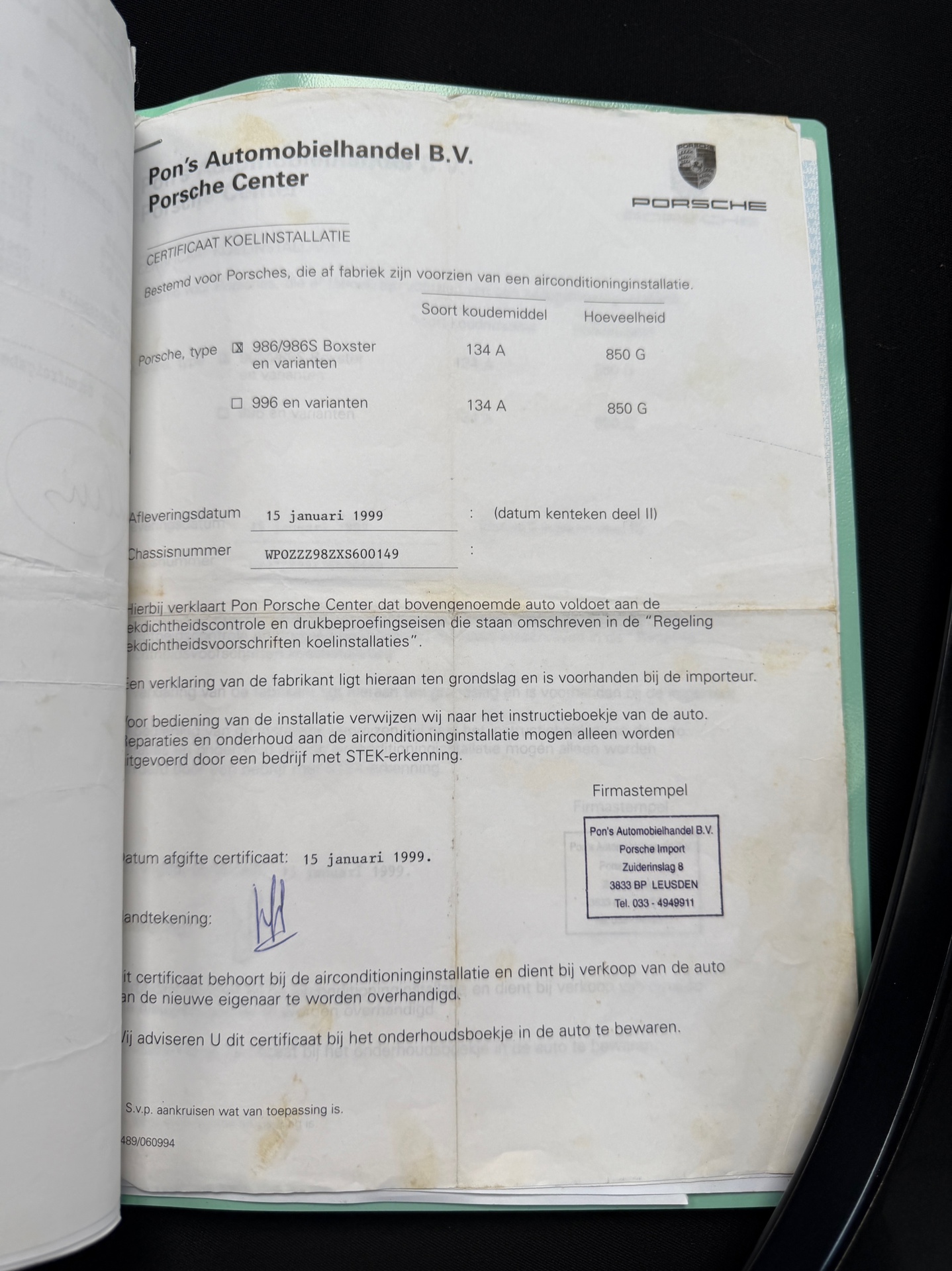 Foto van Porsche Boxster