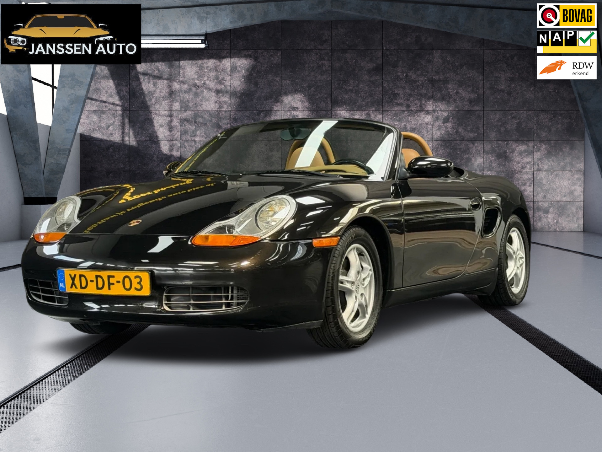 Porsche Boxster 2.5 Tiptronic | NL Auto | Topstaat | NAP | Volledig dealeronderhouden | 1/2 leder | uniek 1999 - voorkant