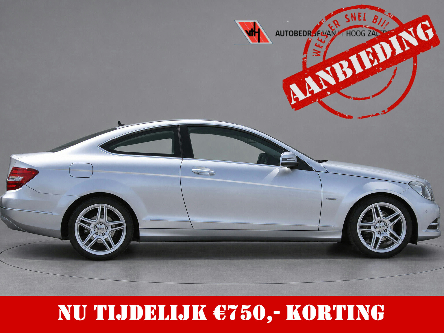 Mercedes-Benz C 180 180 AUT7 Ambition AMG-LINE NAVI <<ZEER NETTE AUTO>> 2011 - voorkant