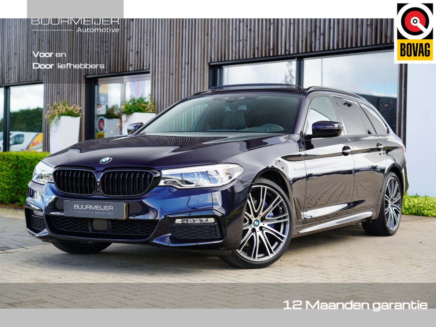 BMW 5-serie Touring 530i High Exe 2018 - voorkant