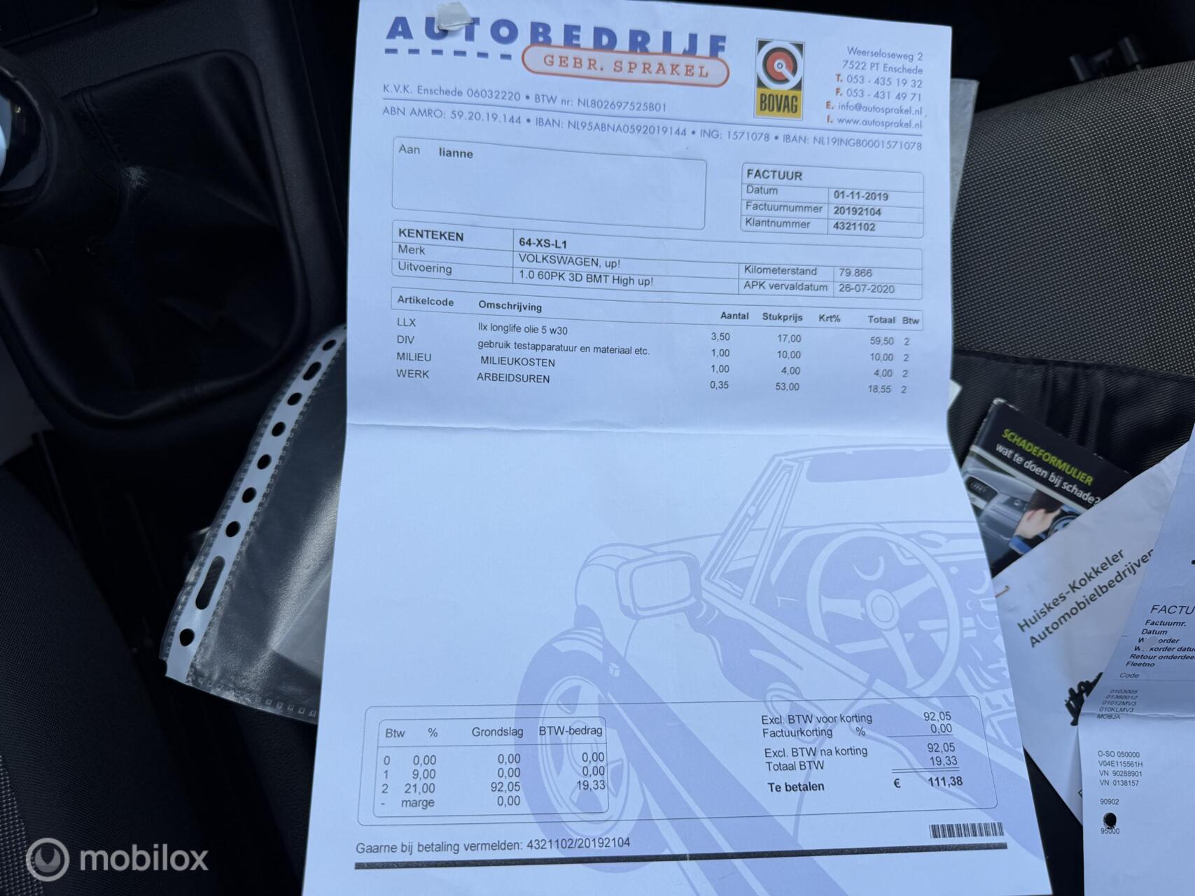Foto van Volkswagen Up