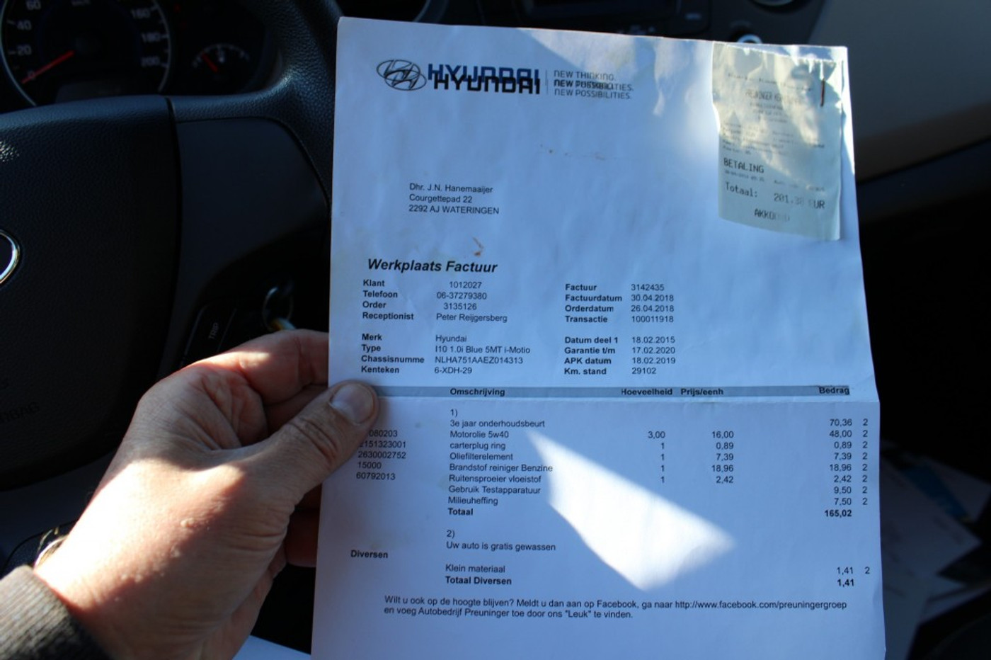 Foto van Hyundai I10