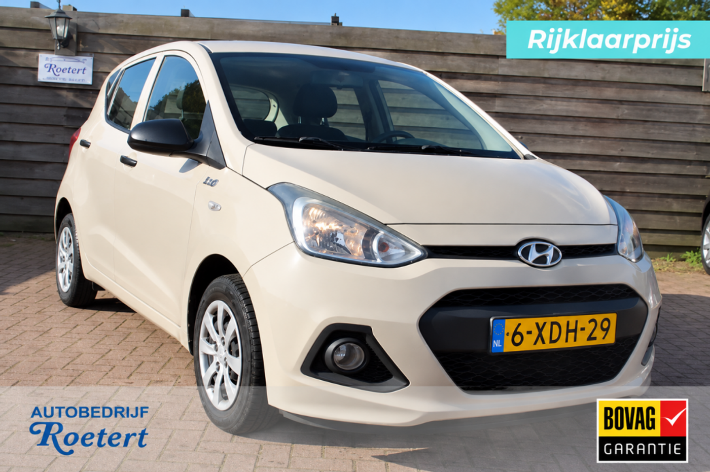 Hyundai I10 1.0I I-Motion 67pk ECC/Aux+USB/Centr. vergr+afst.bed 5-deurs 2015 - voorkant